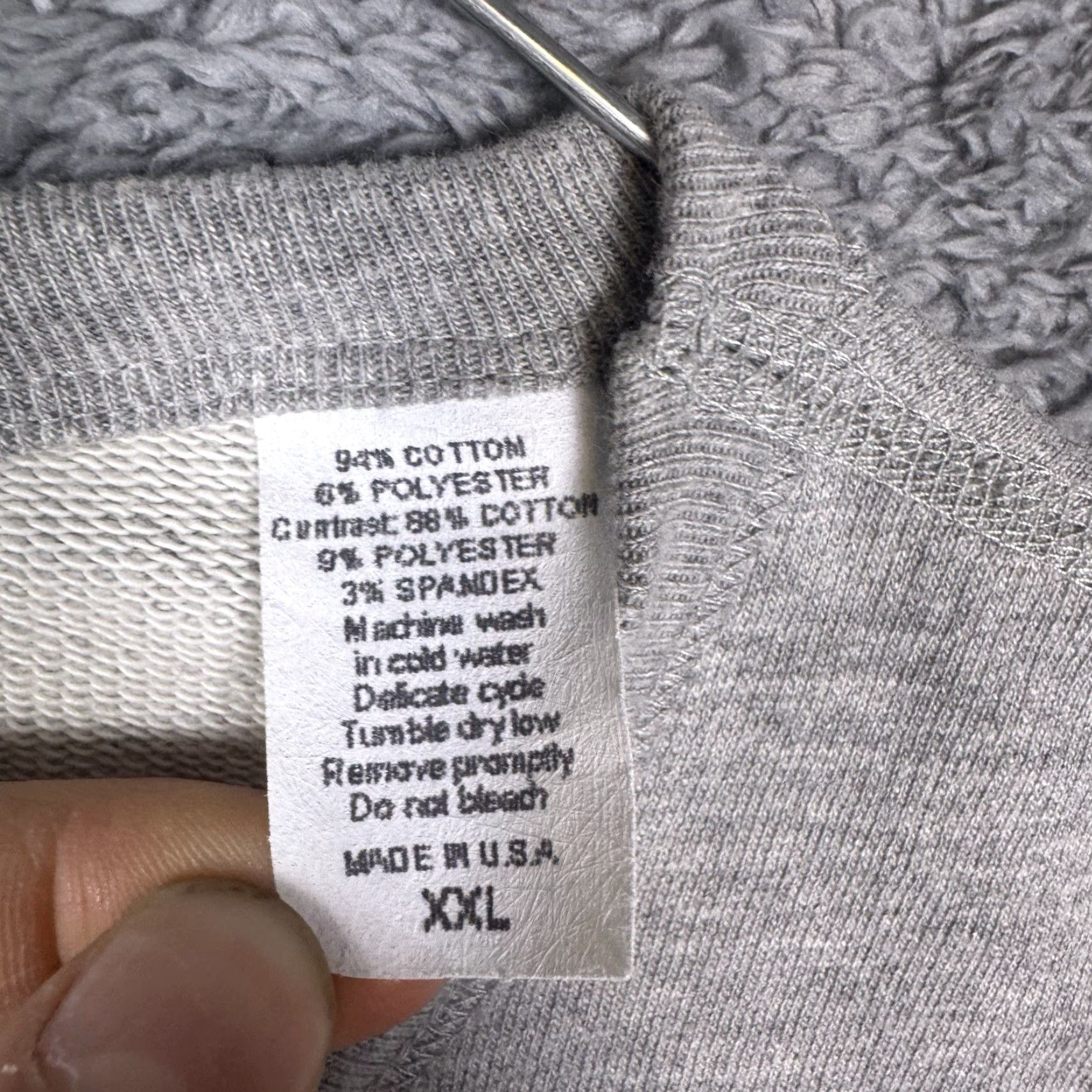 Flint And Tinder Flint & Tinder Sweatshirt Mens 2XL Crewneck Pullover Cotton Blend Gray USA Made Vintage Size US XXL / EU 58 / 5 - 6 Thumbnail
