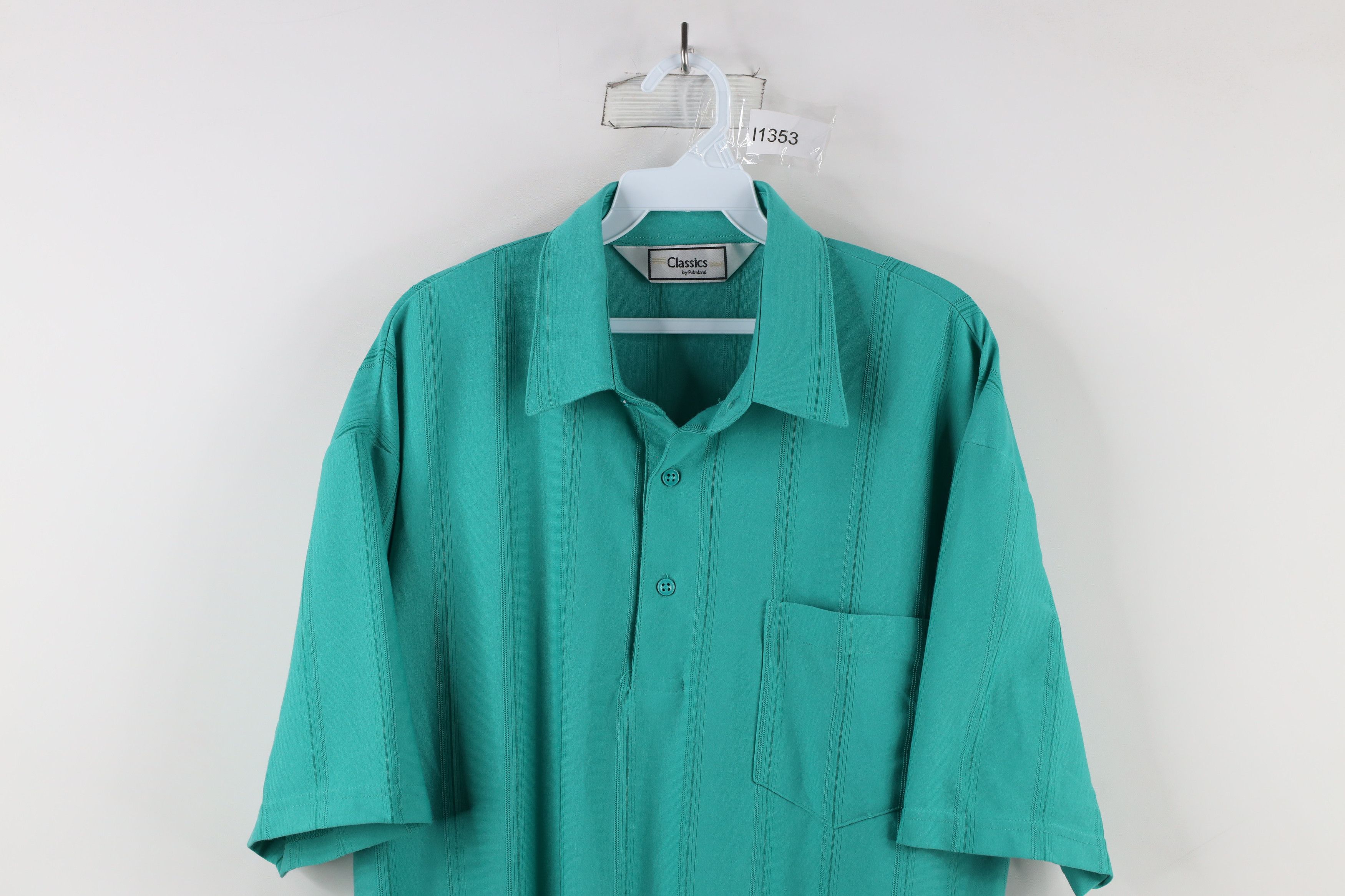 Vintage Vintage 90s Streetwear Knit Collared Pullover Polo Shirt Size US L / EU 52-54 / 3 - 2 Thumbnail