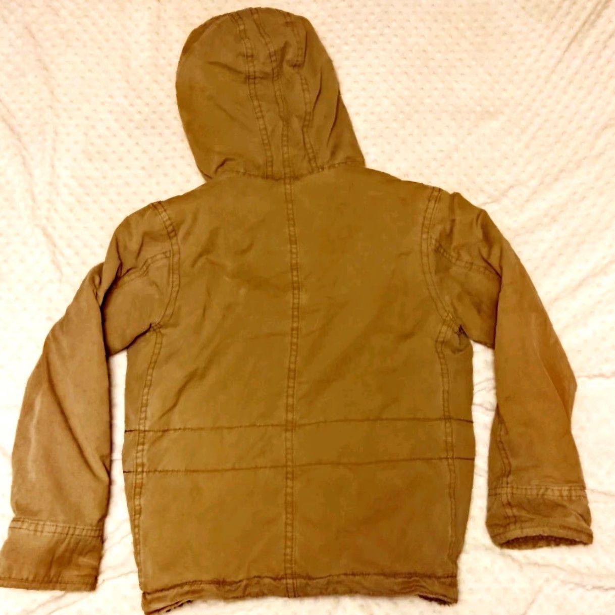 Abercrombie & Fitch VINTAGE Abercrombie & Fitch Wilcox Jacket Mens L Olive Drab Cotton Canvas Hood Jacket Size US L / EU 52-54 / 3 - 6 Thumbnail