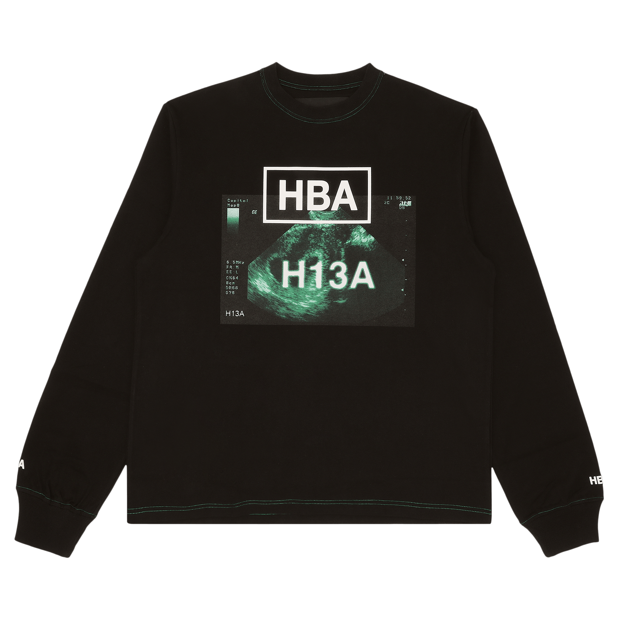 Hood By Air Hood By Air Long-Sleeve Tee Black | Grailed