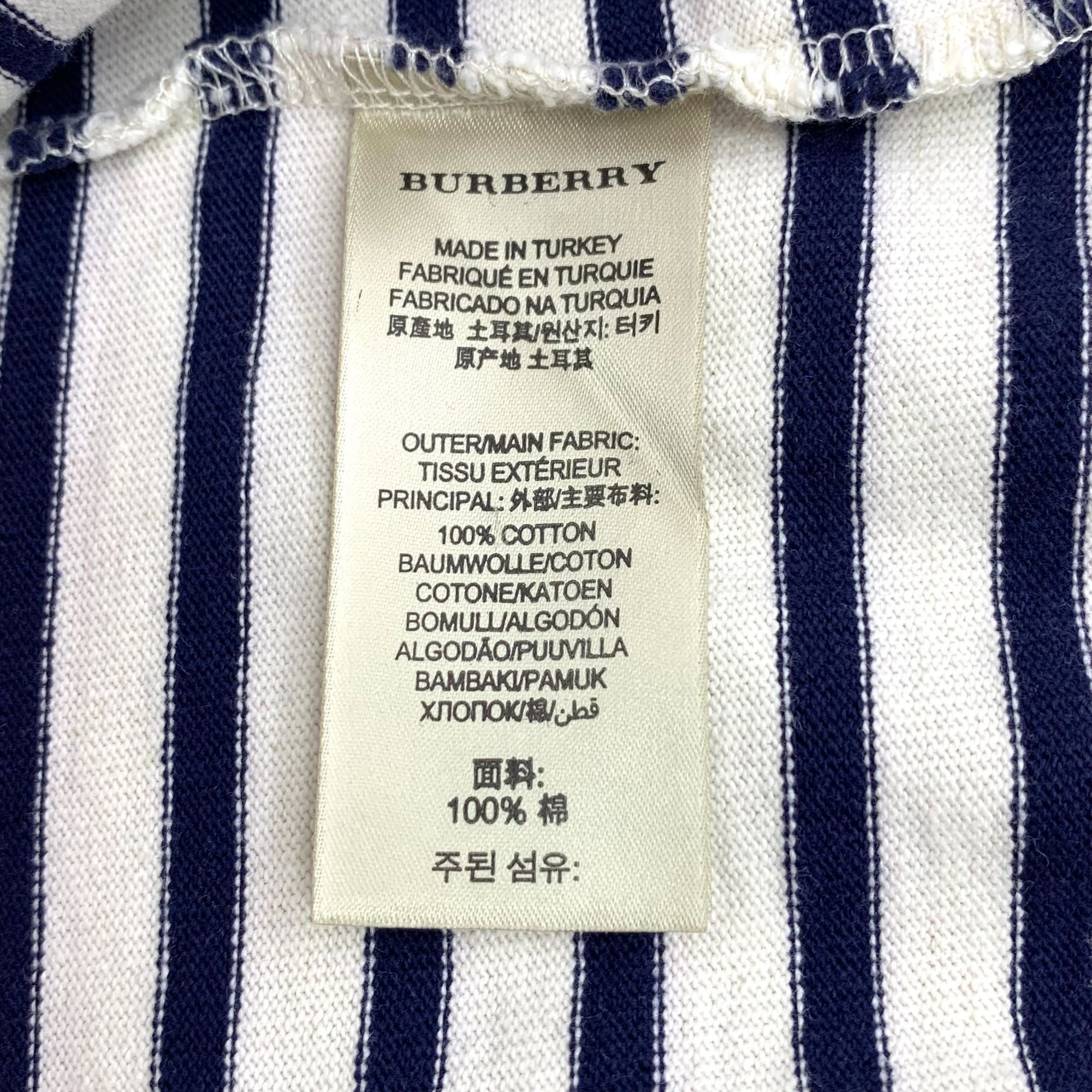 Burberry Burberry Brit Striped Cotton Long-Sleeve T-Shirt With Warhor Size M / US 6-8 / IT 42-44 - 3 Thumbnail