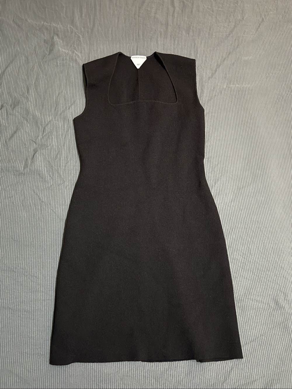 Bottega Veneta Bottega Veneta Square Neck Mini Dress Size L Size L / US 10 / IT 46 - 1 Thumbnail
