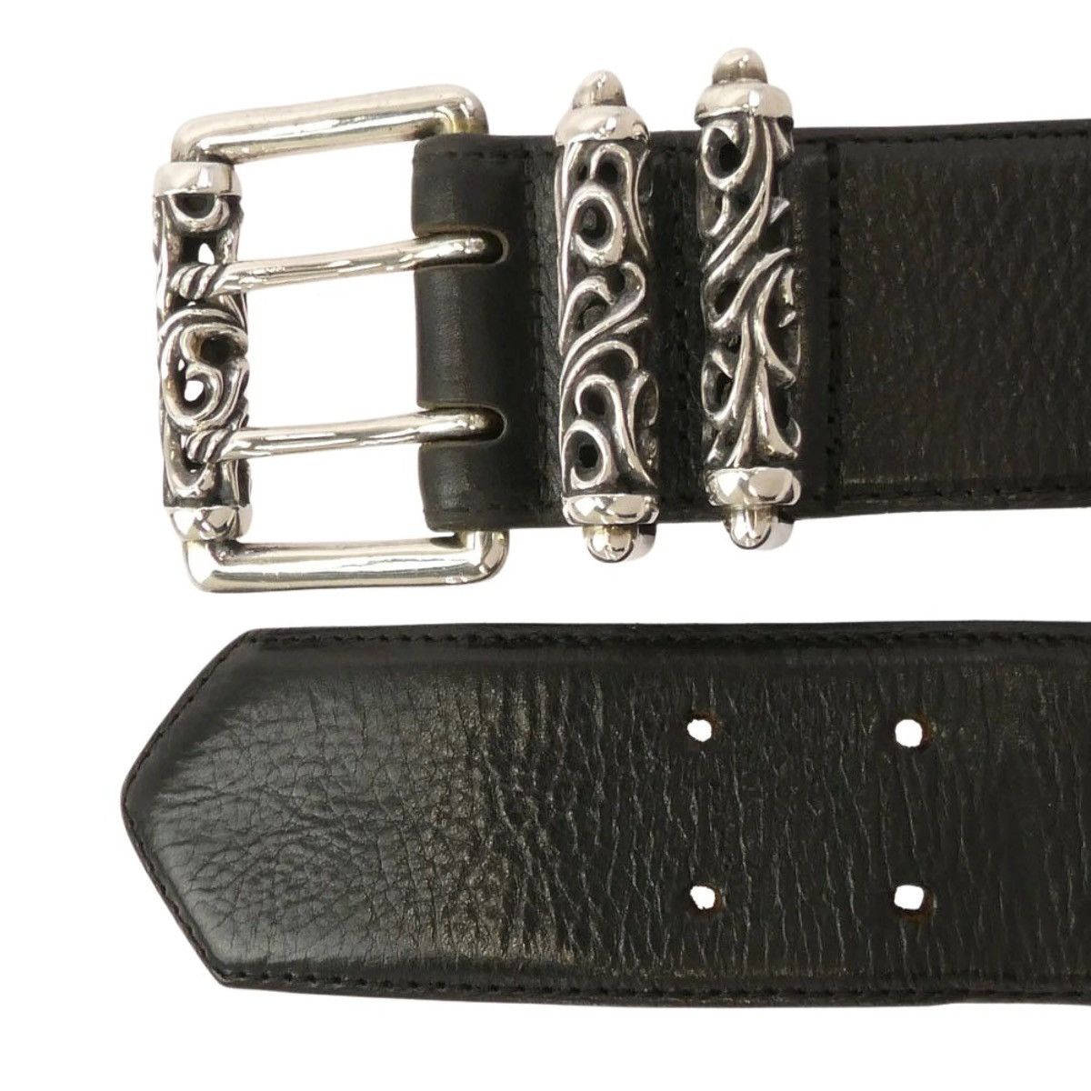 Chrome Hearts Chrome Hearts 3pc roller leather belt Size ONE SIZE - 2 Thumbnail