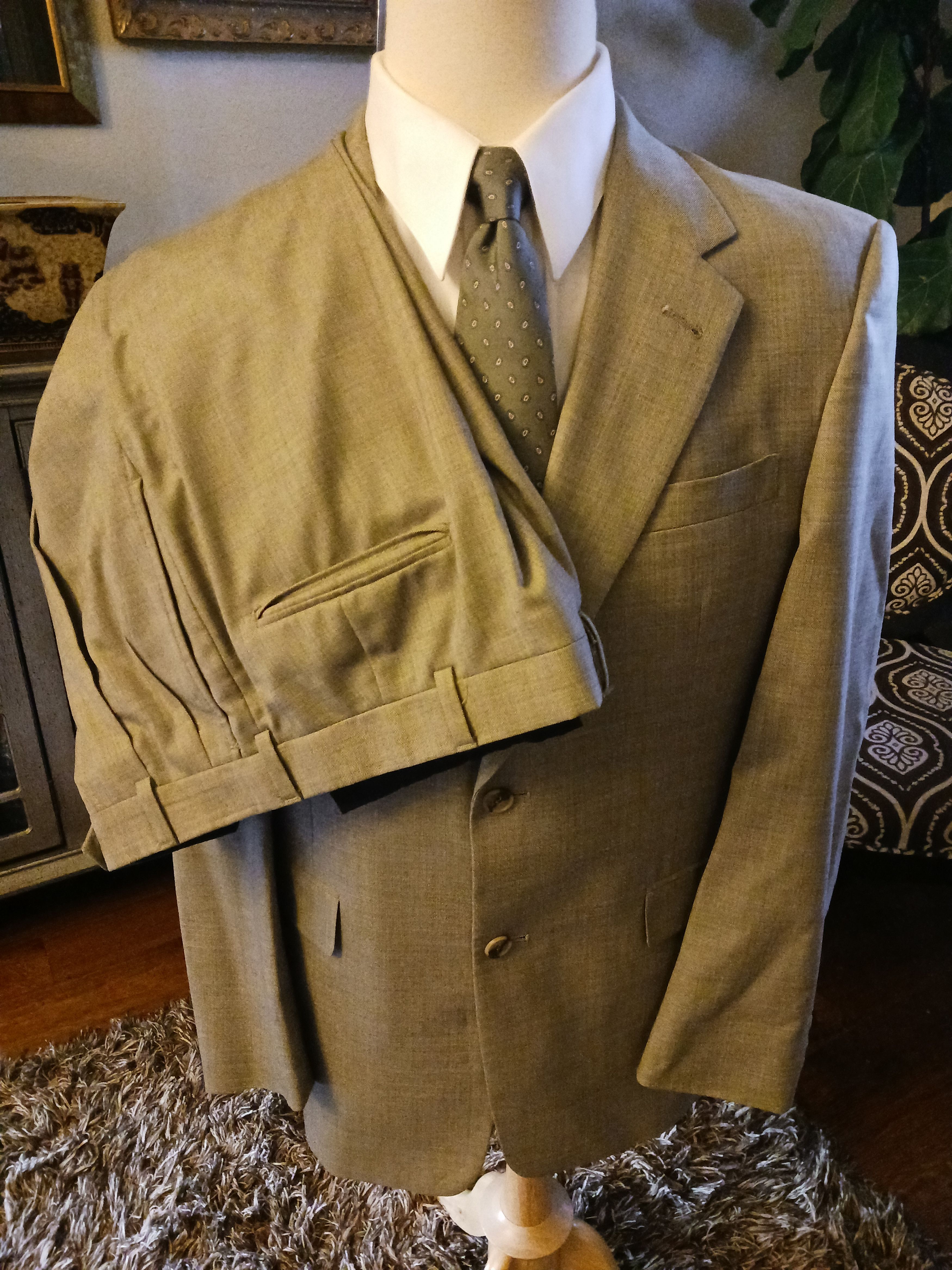 Austin Reed Vintage 90's Men's 100% Wool Suit Size 42R - 1 Thumbnail