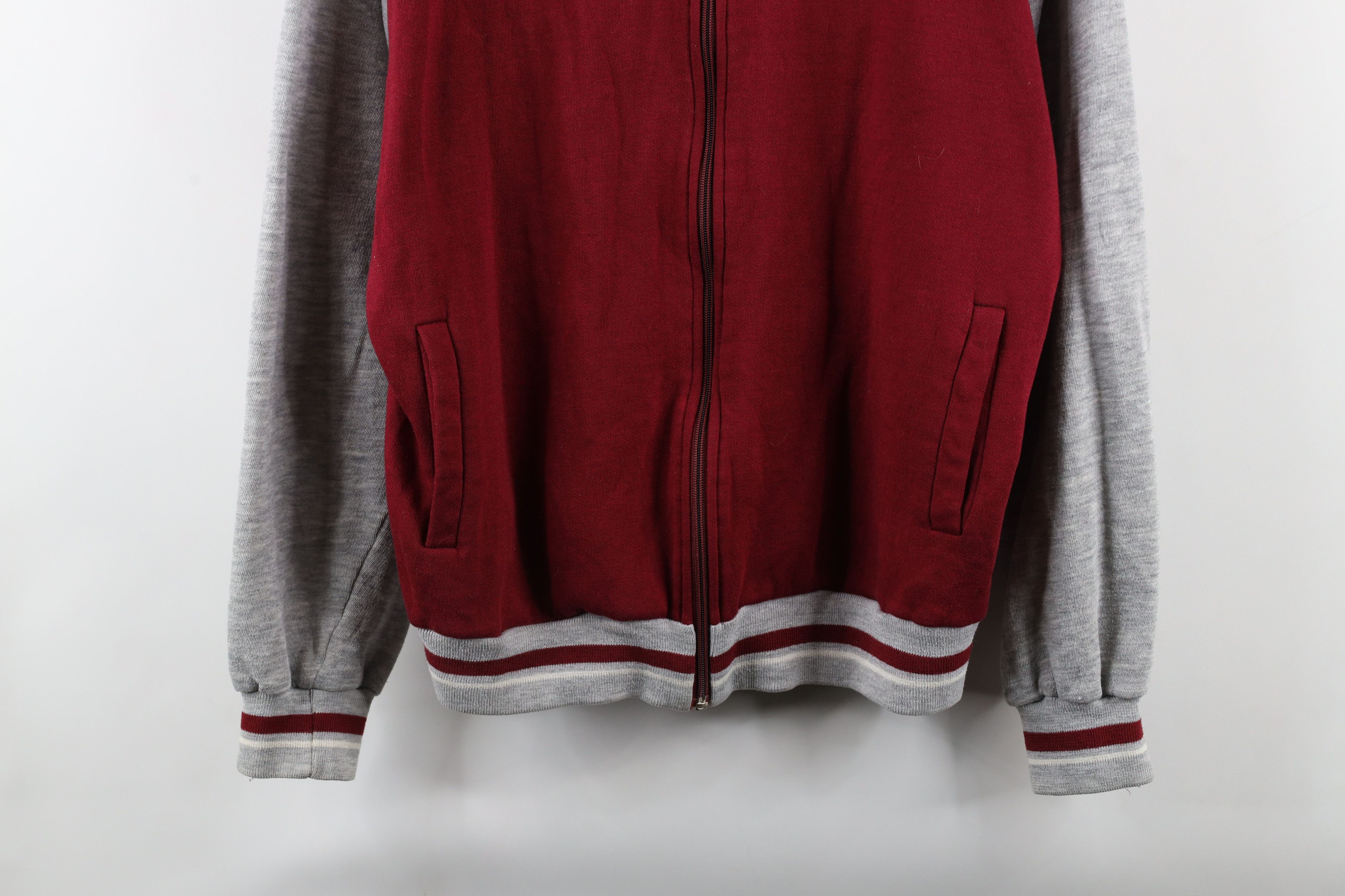 Nike × Vintage Vintage 80s Nike Scott Mini Swoosh Warm Up Track Jacket Size US L / EU 52-54 / 3 - 3 Thumbnail