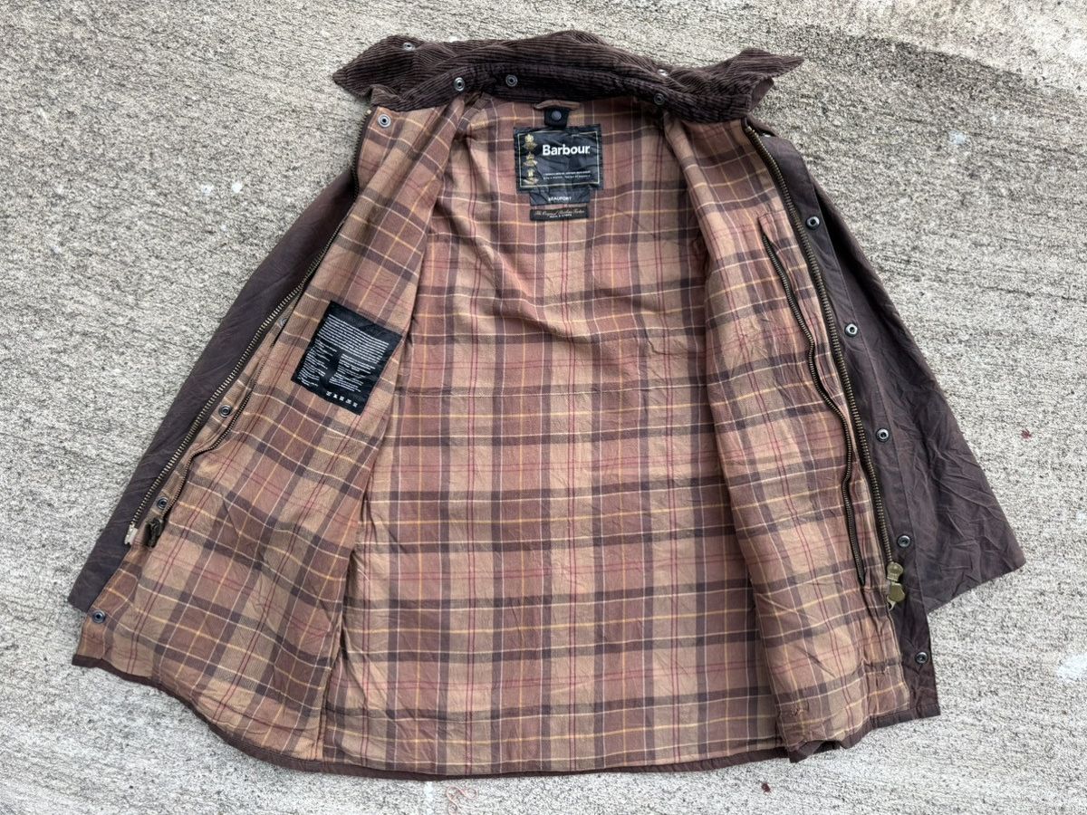 Barbour Barbour Beaufort Waxed Tartan Jacket Size US XL / EU 56 / 4 - 15 Thumbnail