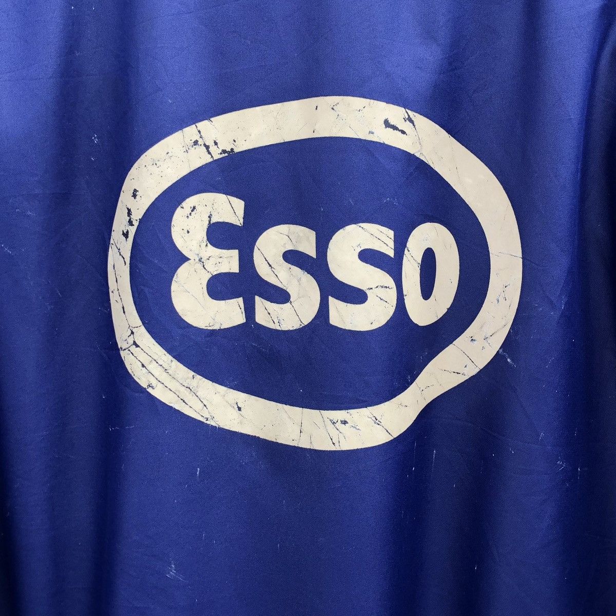 Vintage Vintage ESSO Oil Brand Workwear Racing Team Bomber Jacket Size US M / EU 48-50 / 2 - 12 Thumbnail