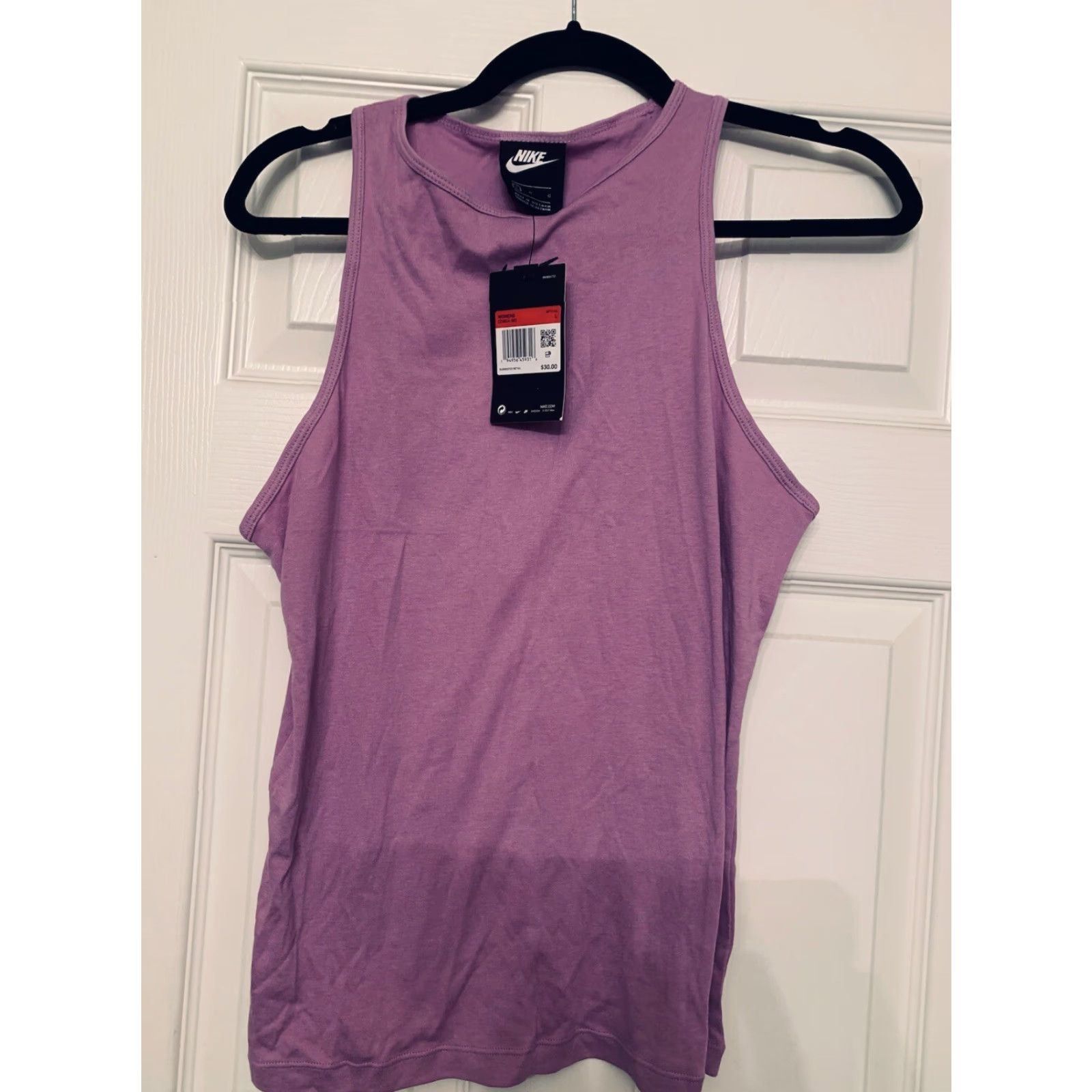 Nike Nike Sportswear Tank Top Women Basic Essential Sleeveless Purple L Size L / US 10 / IT 46 - 3 Thumbnail