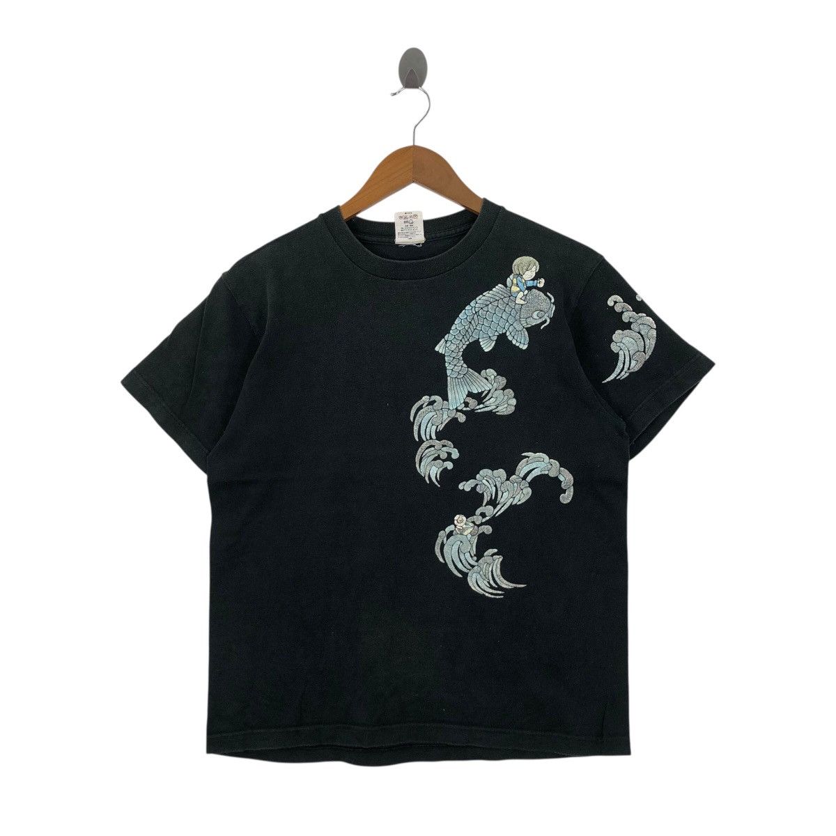 Anime Ge Ge Ge No Kitaro Anime Sukajan Koi Style T-Shirt Size US M / EU 48-50 / 2 - 1 Thumbnail