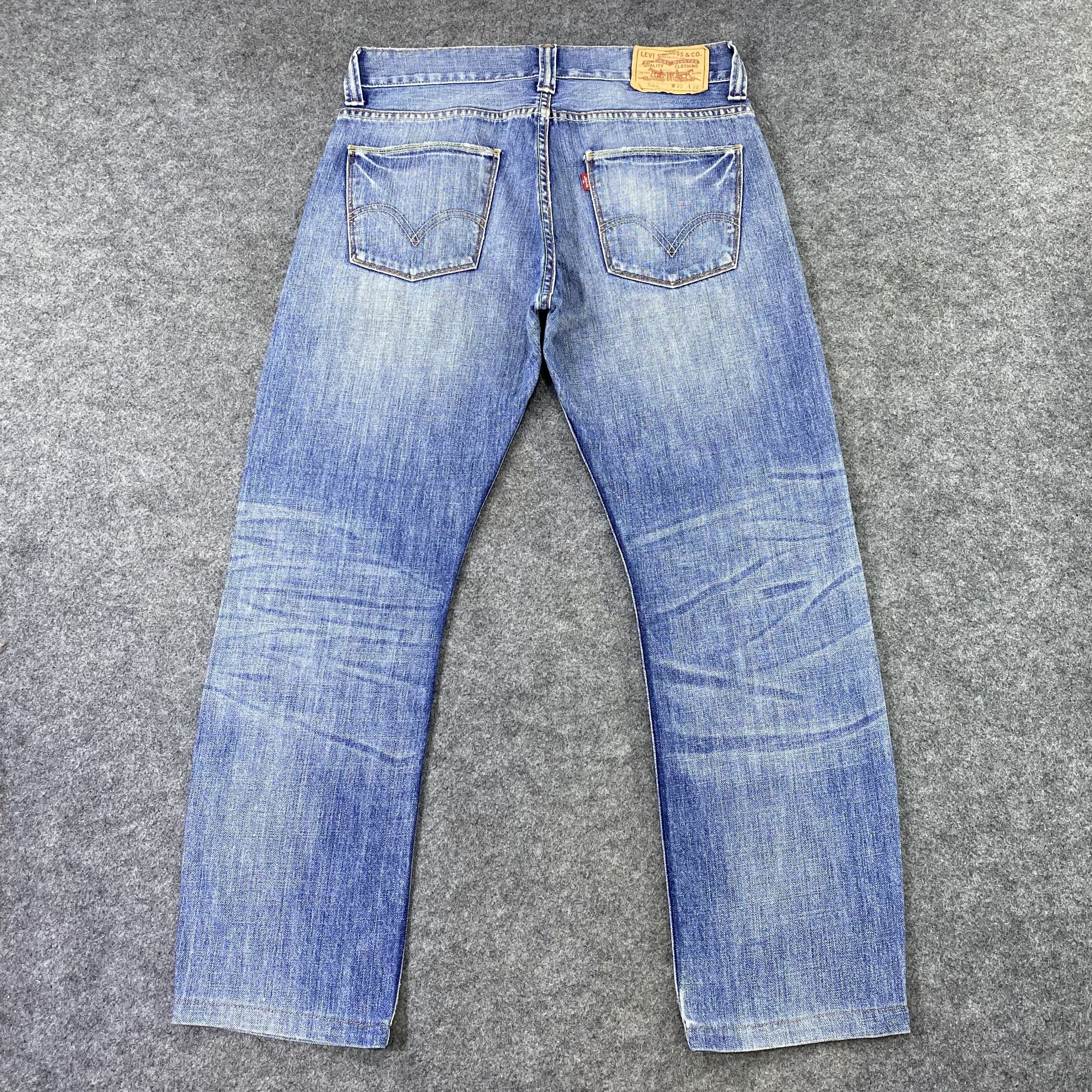 Jean × Levi's × Vintage Vintage Levis 523 Straight Blue Wash Jeans-J1144 Size US 32 / EU 48 - 5 Thumbnail