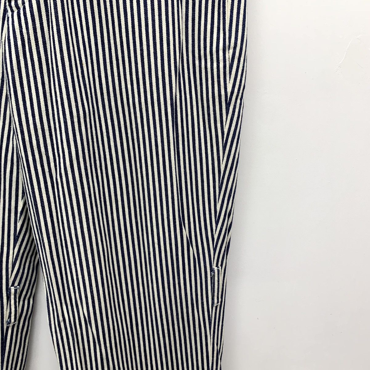 N.Hoolywood N.Hoolywood Color Block Striped Cotton Casual Trousers K26WX Size US 32 / EU 48 - 4 Thumbnail