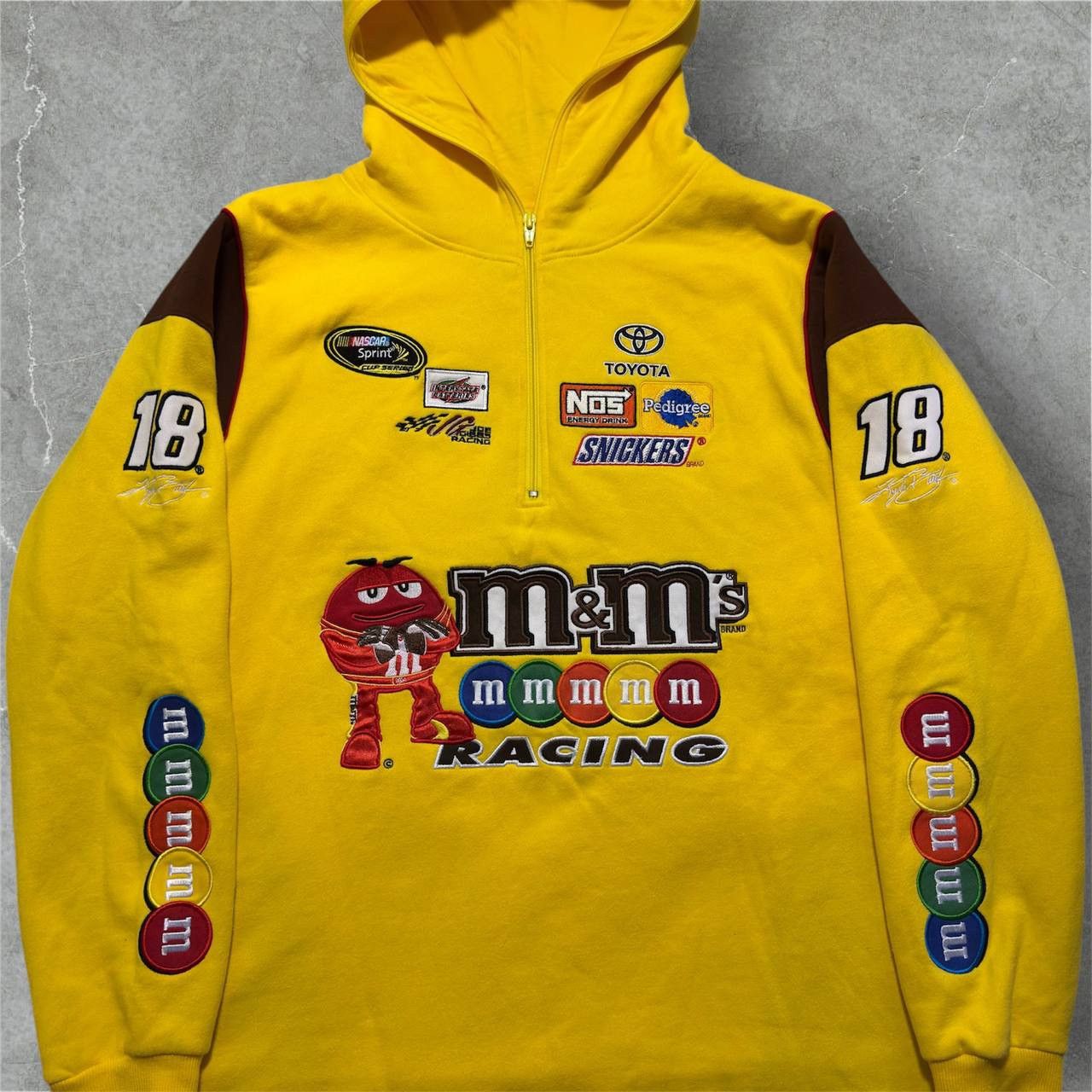 Vintage Vintage 90’s M&M’s Toyota Snickers NASCAR Racing Shirt Size US L / EU 52-54 / 3 - 5 Thumbnail