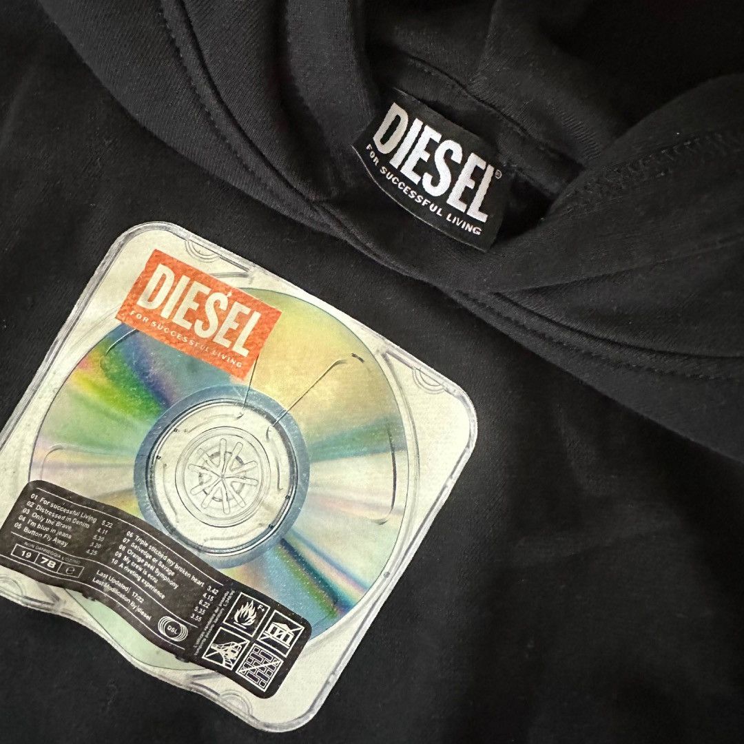 Diesel Diesel CD Print Hoodie Size US M / EU 48-50 / 2 - 2 Thumbnail