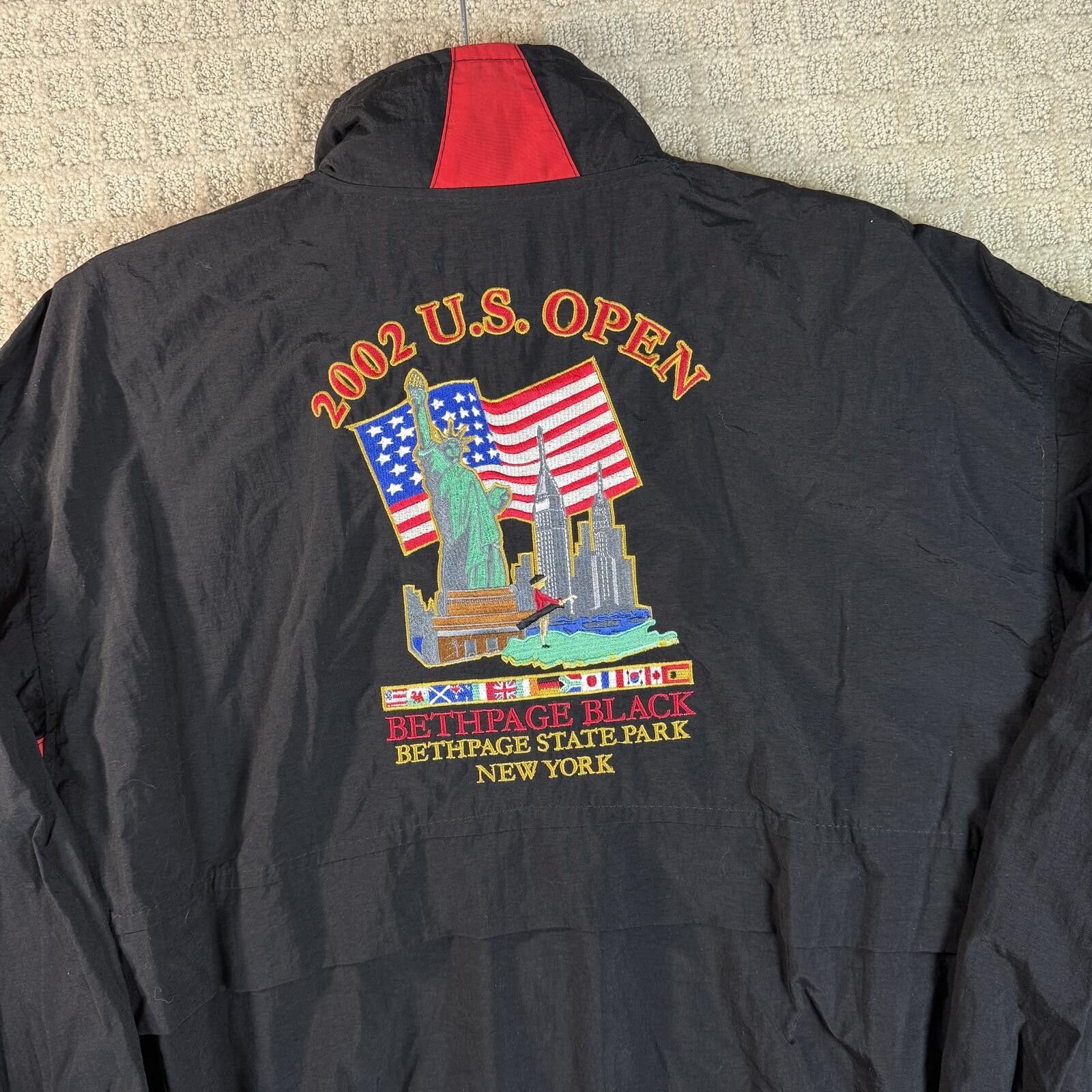 Other Vintage 2002 U.S. Open Bethpage black windbreaker jacket med Size US M / EU 48-50 / 2 - 9 Thumbnail
