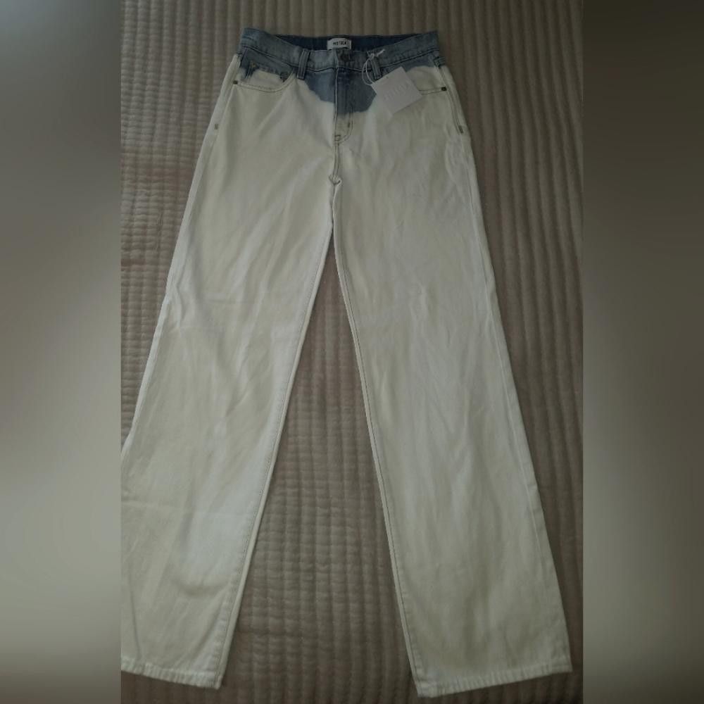 Designer NWT Pistola Bobbie Tidal Wave Jeans Size 26 Size 26" / US 2 / IT 38 - 2 Thumbnail