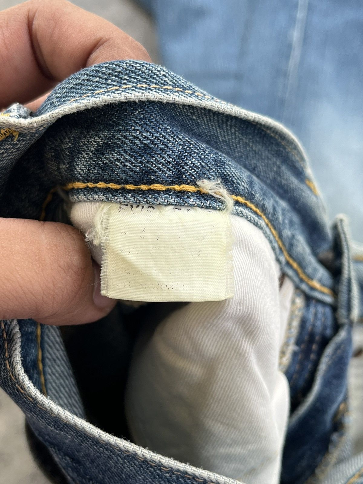 Evisu Vintage Evisu No 2 Embroidded Seagulls Selvedge Denim Size US 29 - 17 Thumbnail