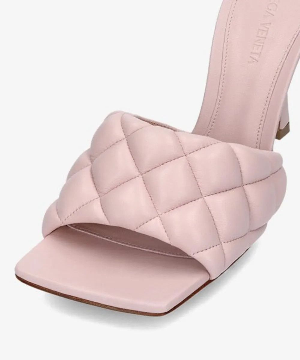 Bottega Veneta o1bcso1str0225 Padded Mules in Light Pink Size US 7 / IT 37 - 5 Thumbnail