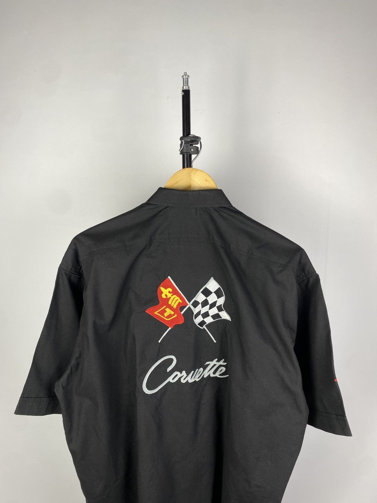 Chevrolet × Vintage VINTAGE 90s CORVETTE RACING LOGO Short Sleeve SHIRT Size US XXL / EU 58 / 5 - 7 Thumbnail
