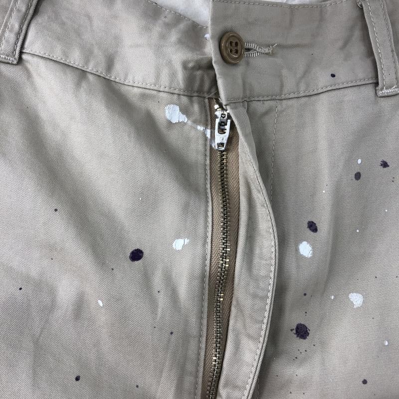Needles Cropped Pants Paint Design Long Beige Size US 31 - 6 Thumbnail