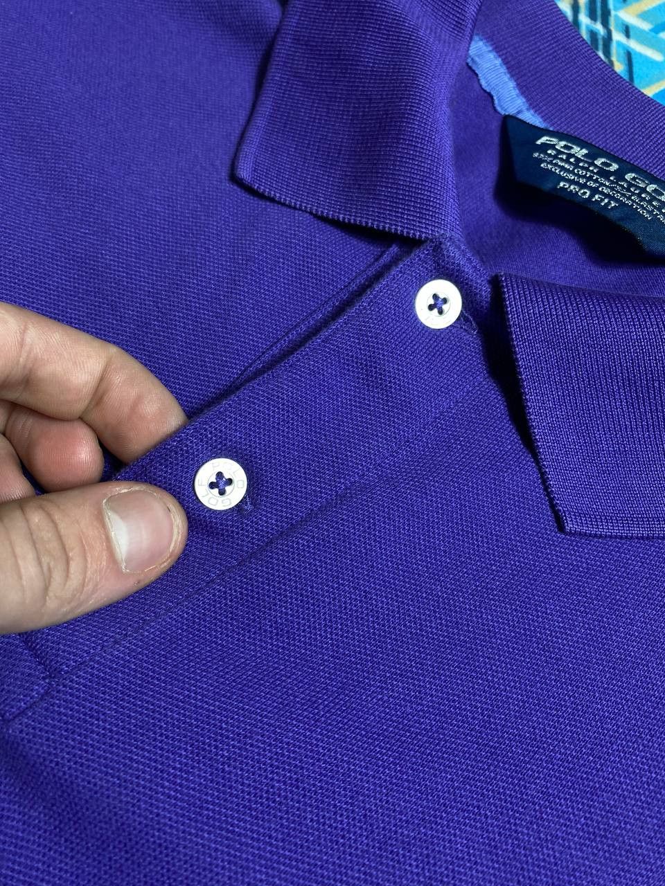 Polo Ralph Lauren × Vintage Polo Golf Ralph Lauren sweater jumper purple basic half Size US L / EU 52-54 / 3 - 9 Thumbnail