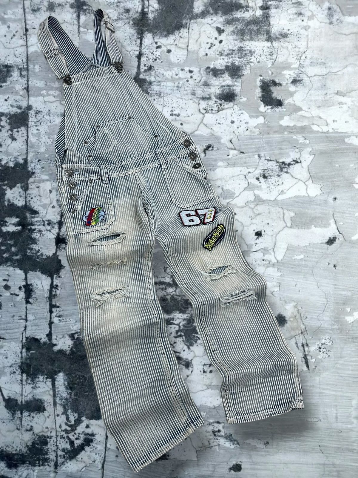 Hysteric Glamour Vintage 90s Japan Designer Blue Moon Californication Overall Size US 32 / EU 48 - 2 Thumbnail