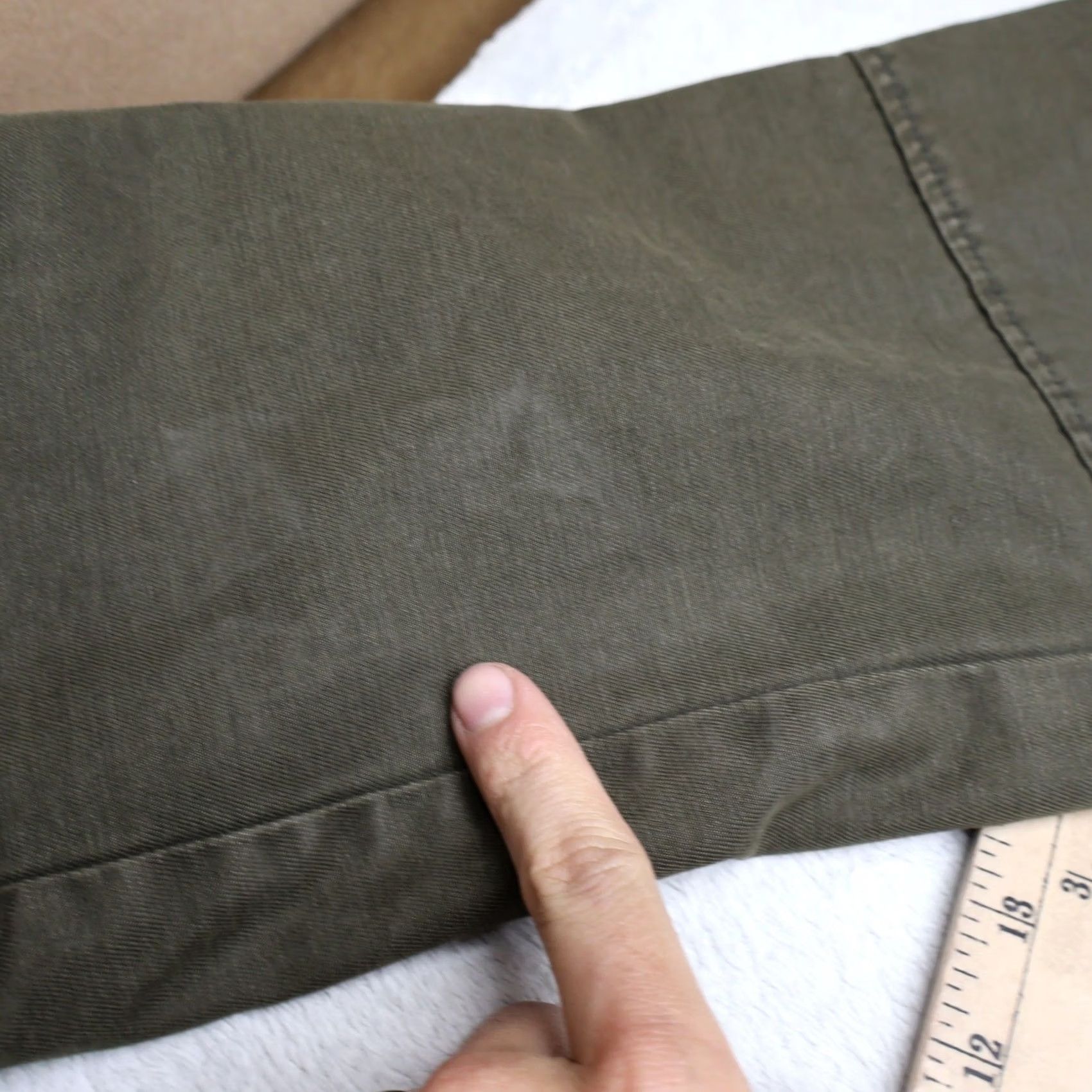 Levi's Levis Jacket Mens L Green Canvas Sherpa Lined Military Field Utility Zip Snap Size US L / EU 52-54 / 3 - 4 Thumbnail