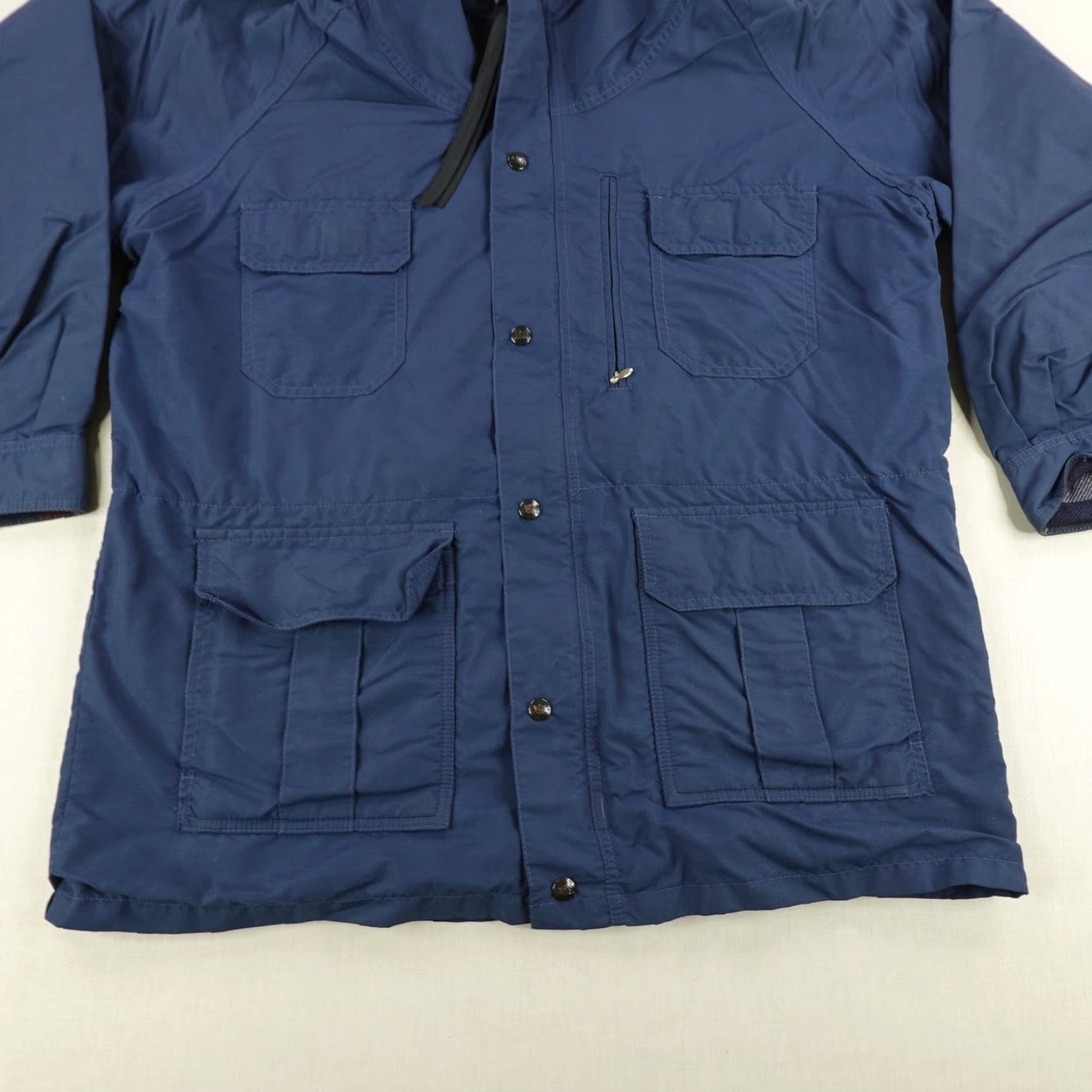 Vintage VINTAGE REI Jacket Mens Large Blue Wool Lined Utility Parka 90s Waterproof Windproof Outdoor Size US L / EU 52-54 / 3 - 3 Thumbnail