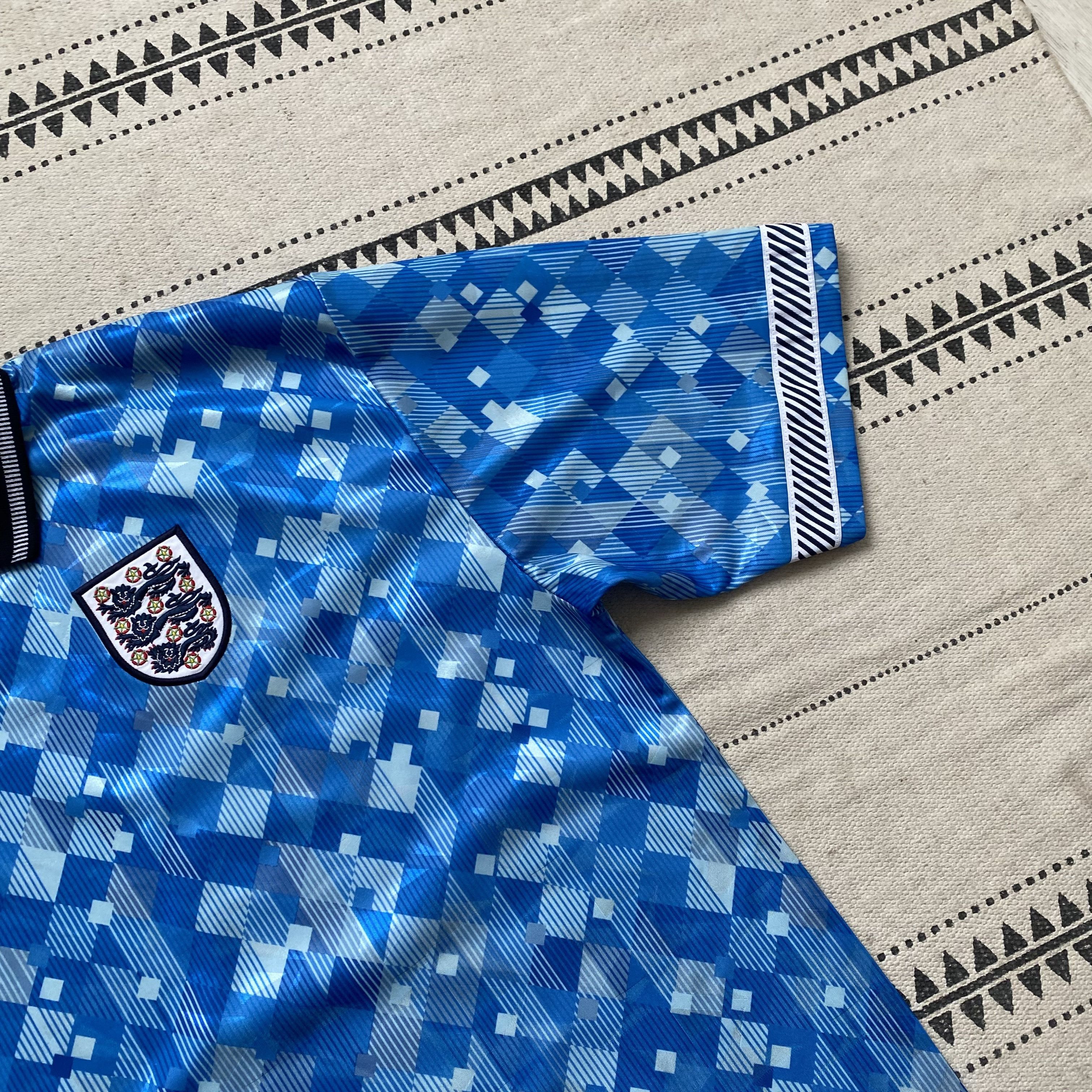 Puma ⚽️ Retro Vintage England jersey soccer Blockore Score Draw Size US XL / EU 56 / 4 - 4 Thumbnail