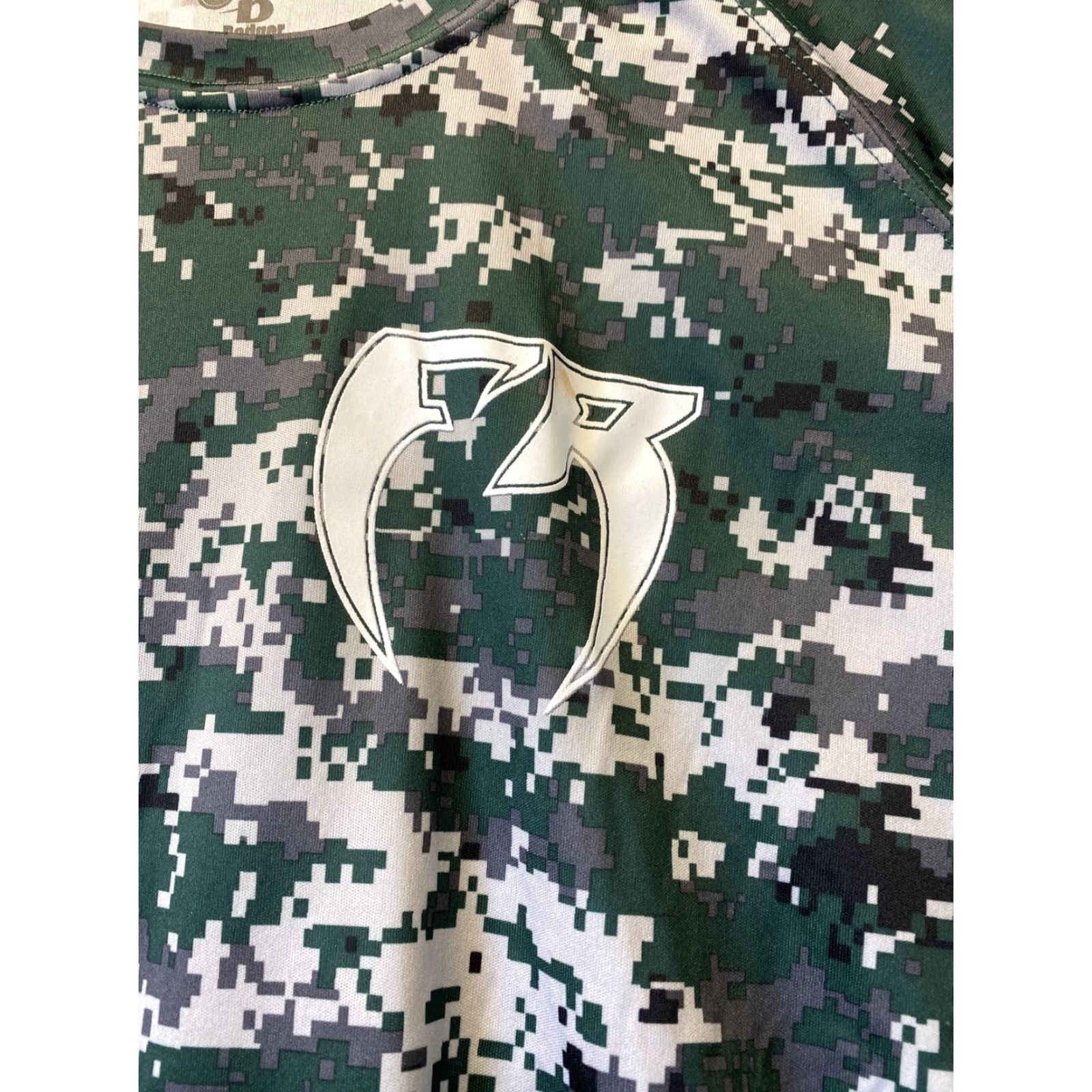 Vintage VINTAGE Badger T-Shirt Heat Gear Camo Men’s Medium Activewear Green Camouflage Size US M / EU 48-50 / 2 - 2 Thumbnail