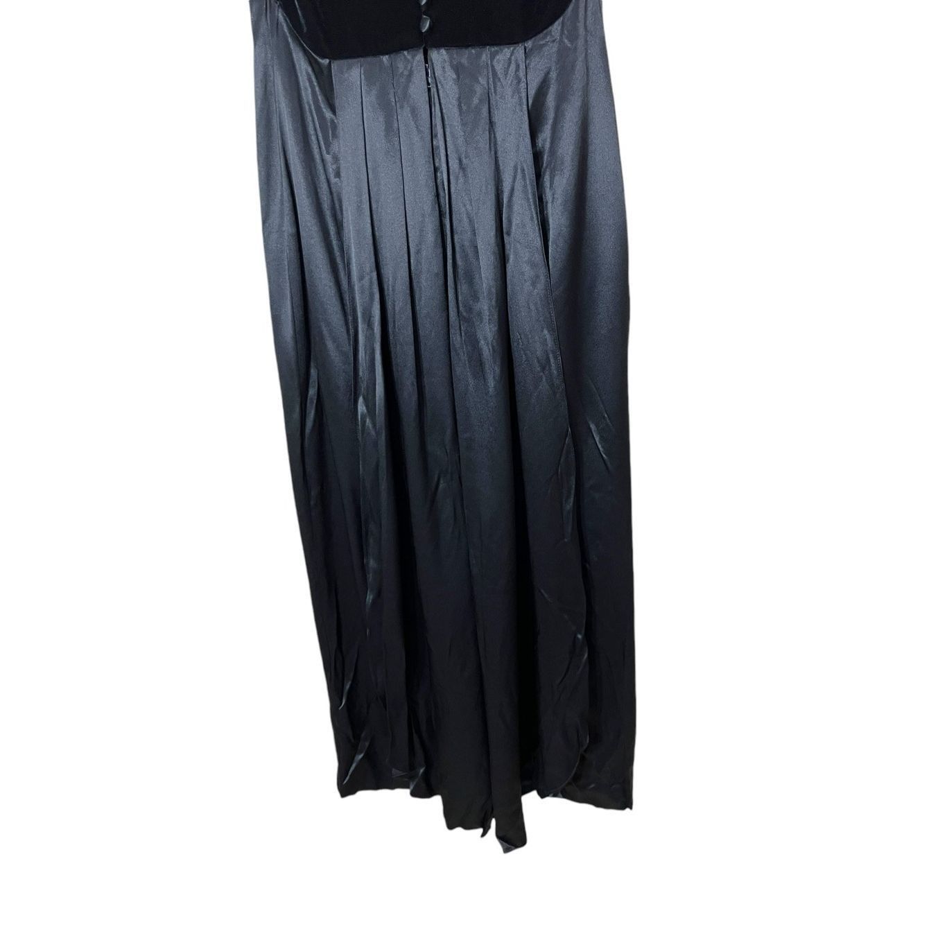 Other Vintage Scott McClintock 80s Black Gown Dress Size 12 Size XL / US 12-14 / IT 48-50 - 7 Thumbnail