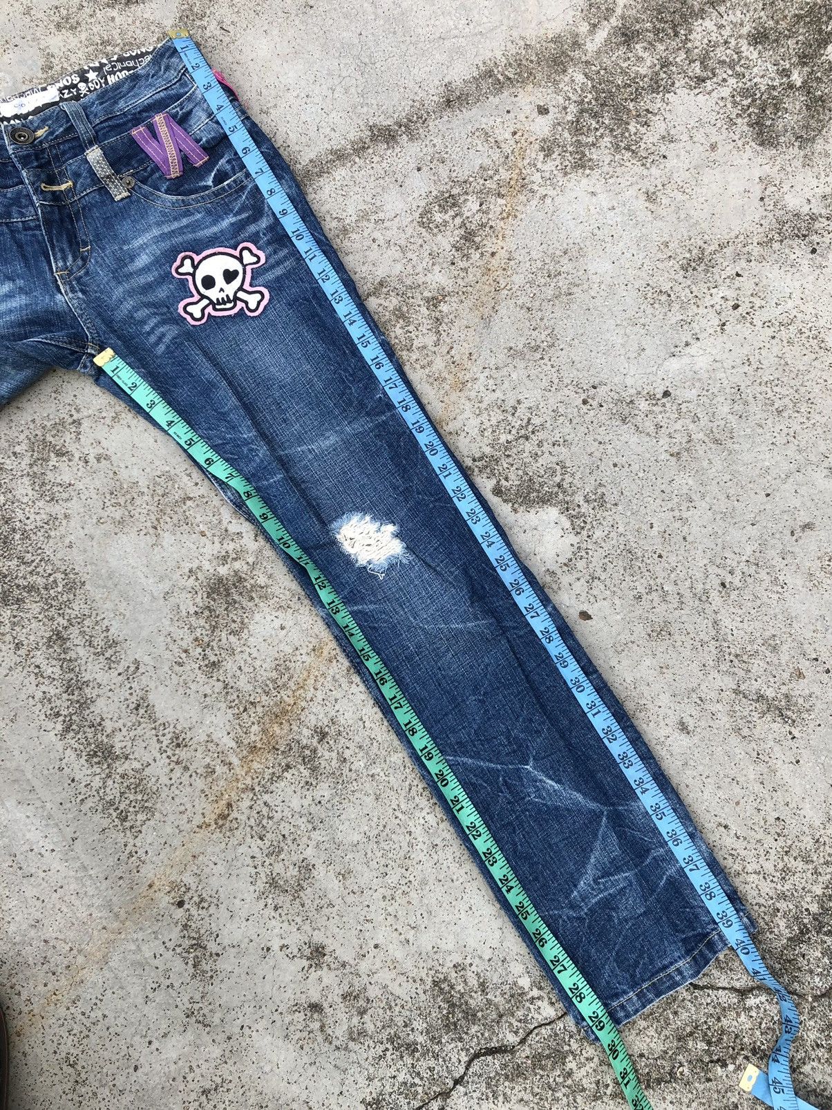 Japanese Brand COLZA DOUBLE WAIST DENIM Size US 30 / EU 46 - 10 Thumbnail