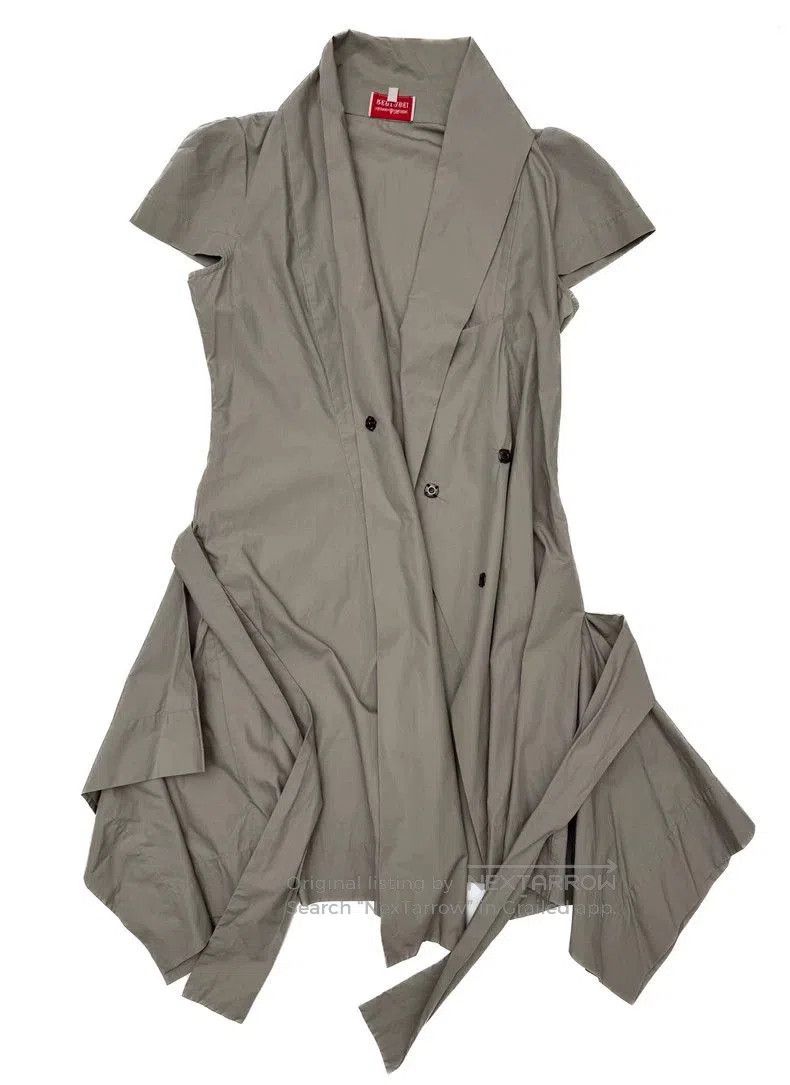 Vivienne Westwood Vivienne Westwood Gray Asymmetric Dress. Size US 34 / EU 50 - 5 Thumbnail