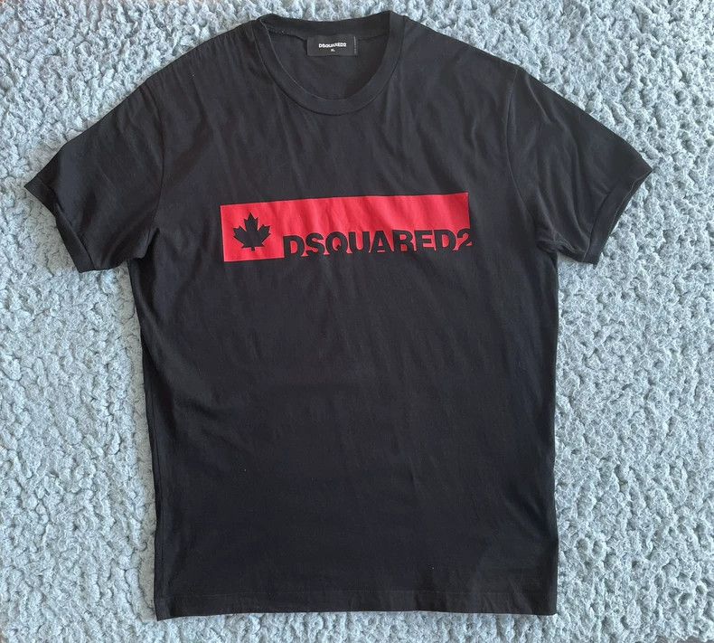 Dsquared2 DSquared2 Classic Black Short Sleeve T-Shirt-yf Size US XL / EU 56 / 4 - 1 Thumbnail