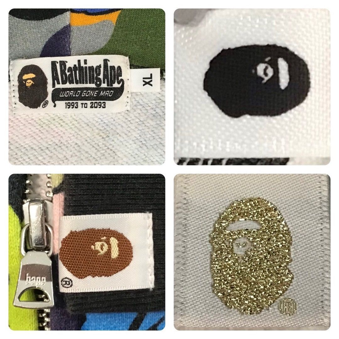 Bape BAPE Multi camo WGM shark full zip hoodie a bathing ape Size US XL / EU 56 / 4 - 8 Thumbnail
