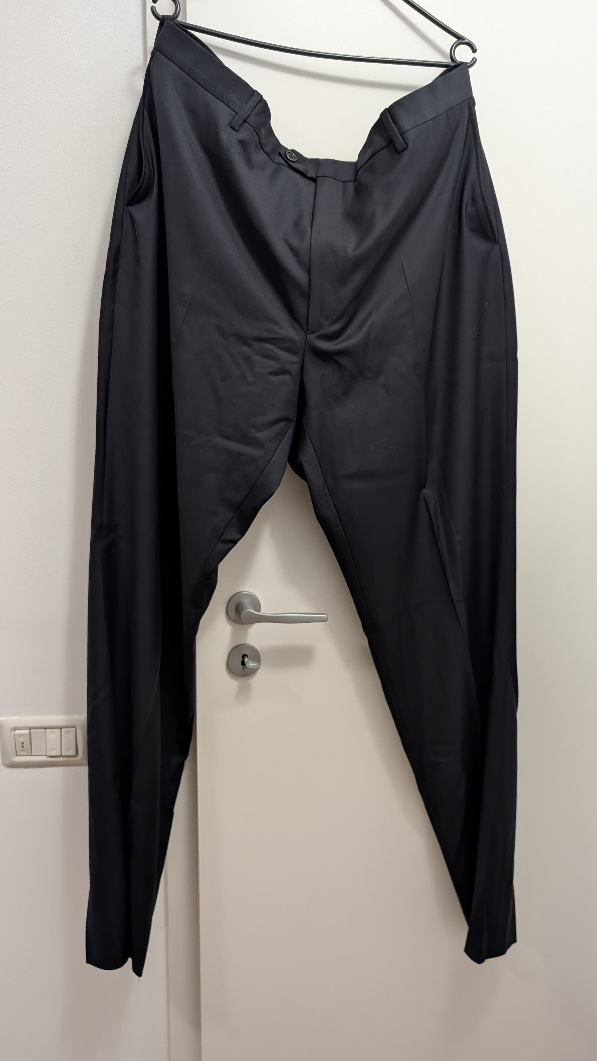 Brooks Brothers Brooks Brothers Black Wool Trousers 48R, W 60cm, L 90cm Size US 44 / EU 60 - 1 Thumbnail