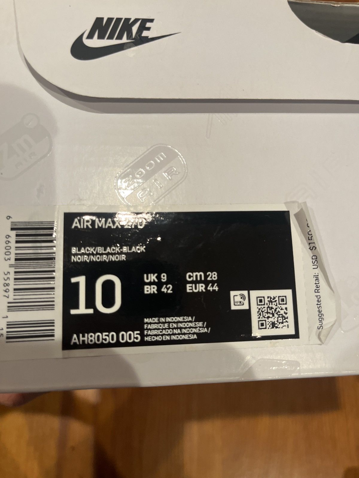 Nike Air Max 270 Size US 10 / EU 43 - 5 Thumbnail