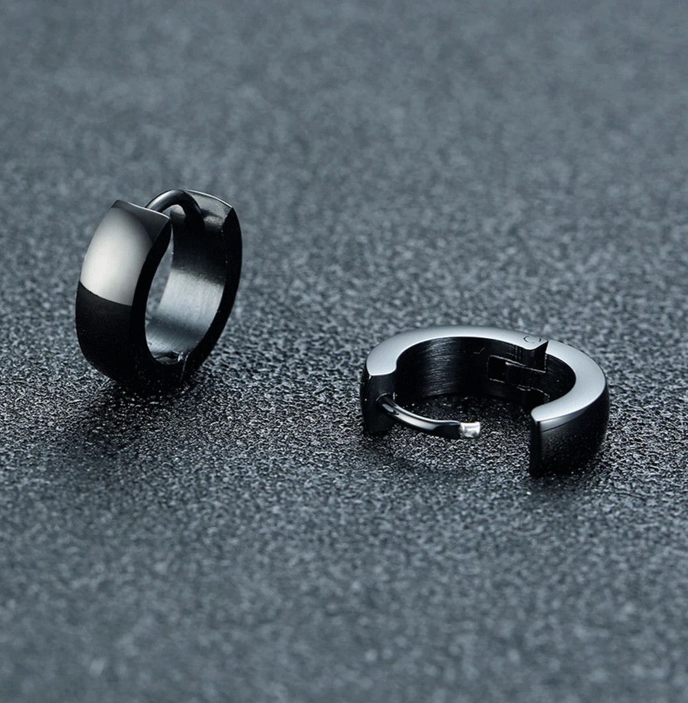 Jewelry Circle Hoop Earrings Classic huggie ear Minimalist Jewelry Size ONE SIZE - 1 Thumbnail