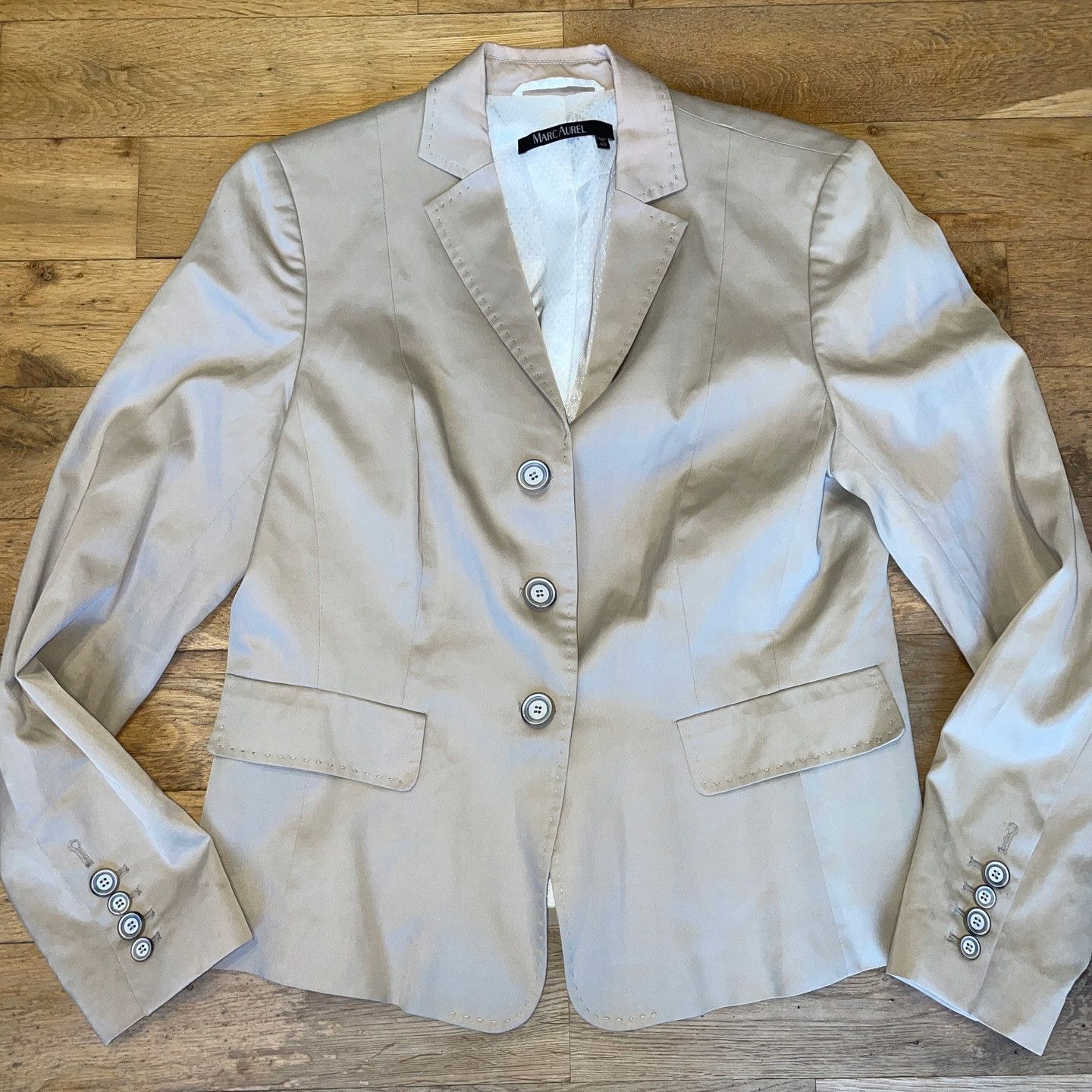 Fiesso By Aurelio Garcia Marc Aurel Women's Fashionable Elegant Jacket Size 40 Size S / US 4 / IT 40 - 1 Thumbnail