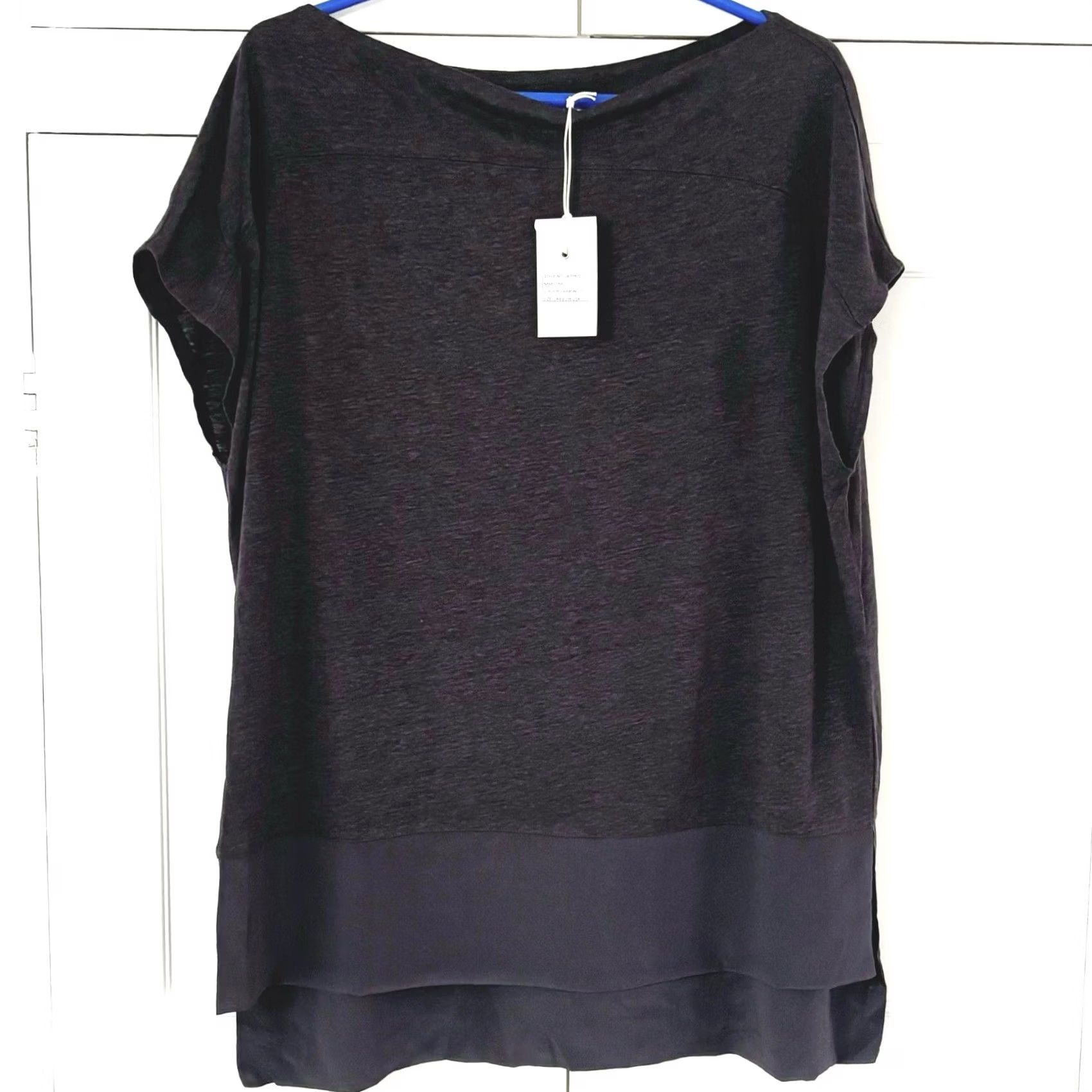 Vintage Charli TAIE Sleeveless Top - Carbon Grey - Womens UK 8 New With Tags Size M / US 6-8 / IT 42-44 - 2 Thumbnail