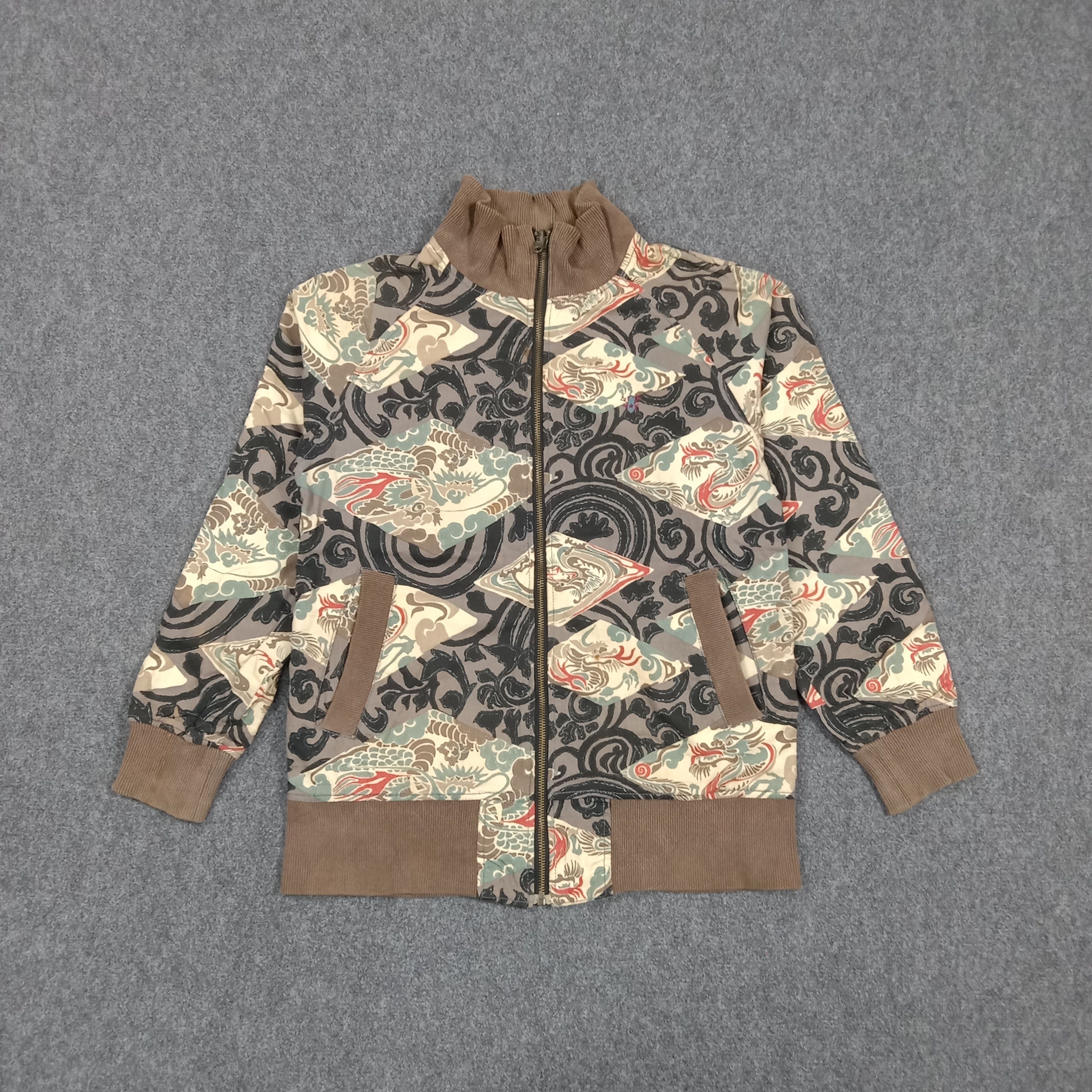 Japanese Brand In Good Light Japanese Dragon Reversible Jacket C288N21 Size US XS / EU 42 / 0 - 1 Thumbnail