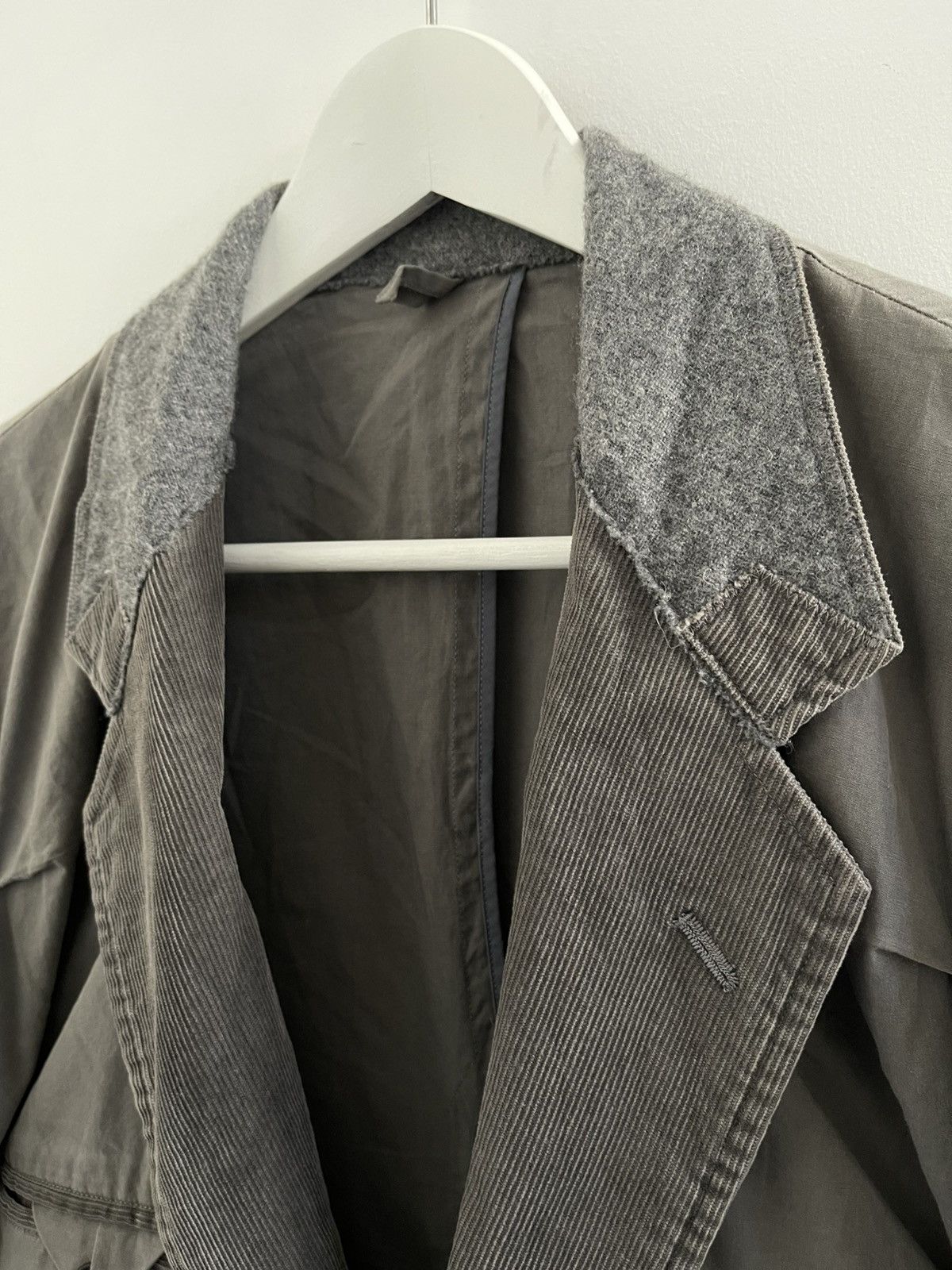 Maison MIHARA YASUHIRO Miharayasuhiro 00s Inside-Out Blazer With Corduroy Panels Size US M / EU 48-50 / 2 - 6 Thumbnail