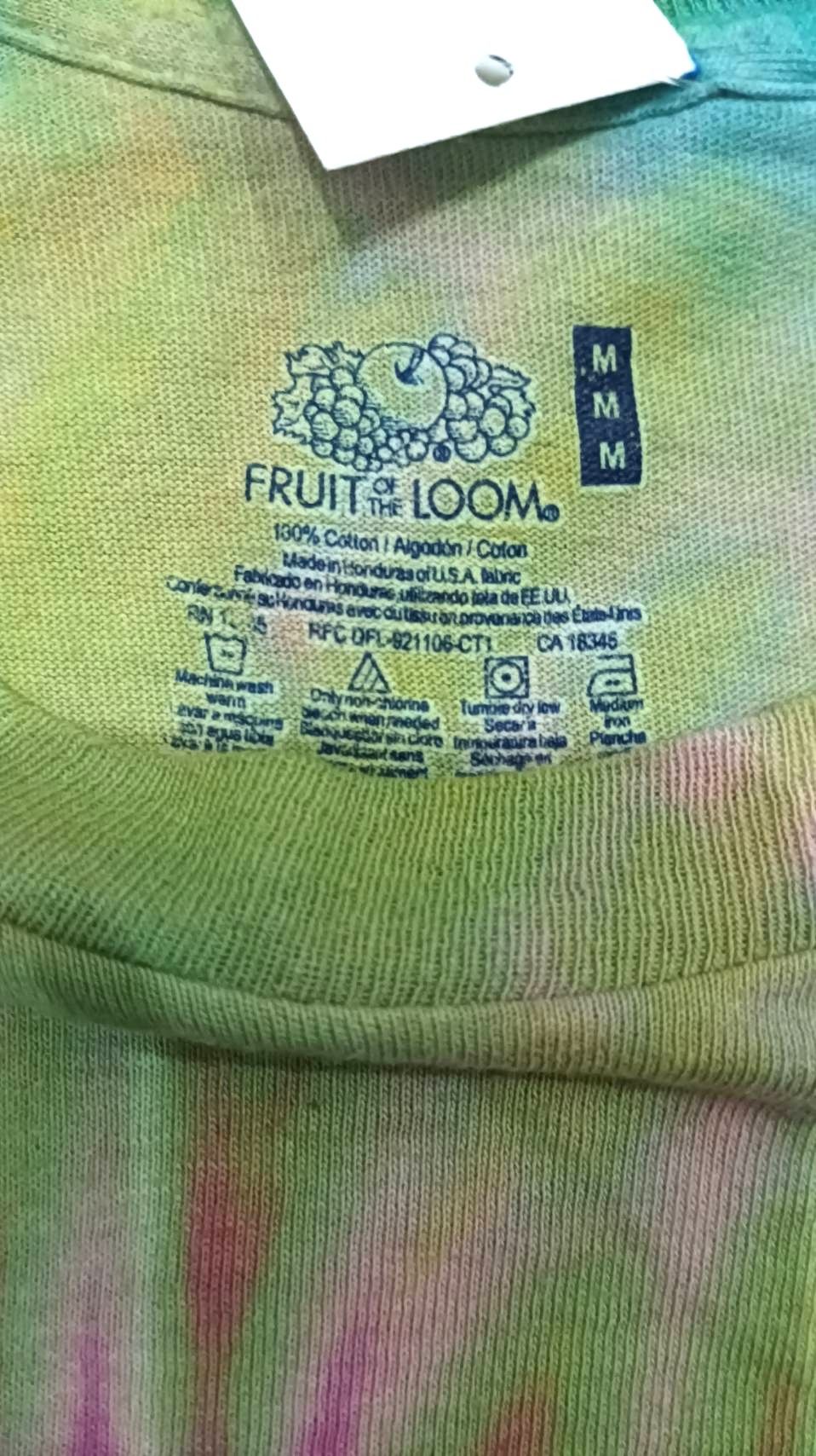Fruit Of The Loom Fruit of the Loom : Vintage Tie dye T-shirt Size US M / EU 48-50 / 2 - 3 Thumbnail