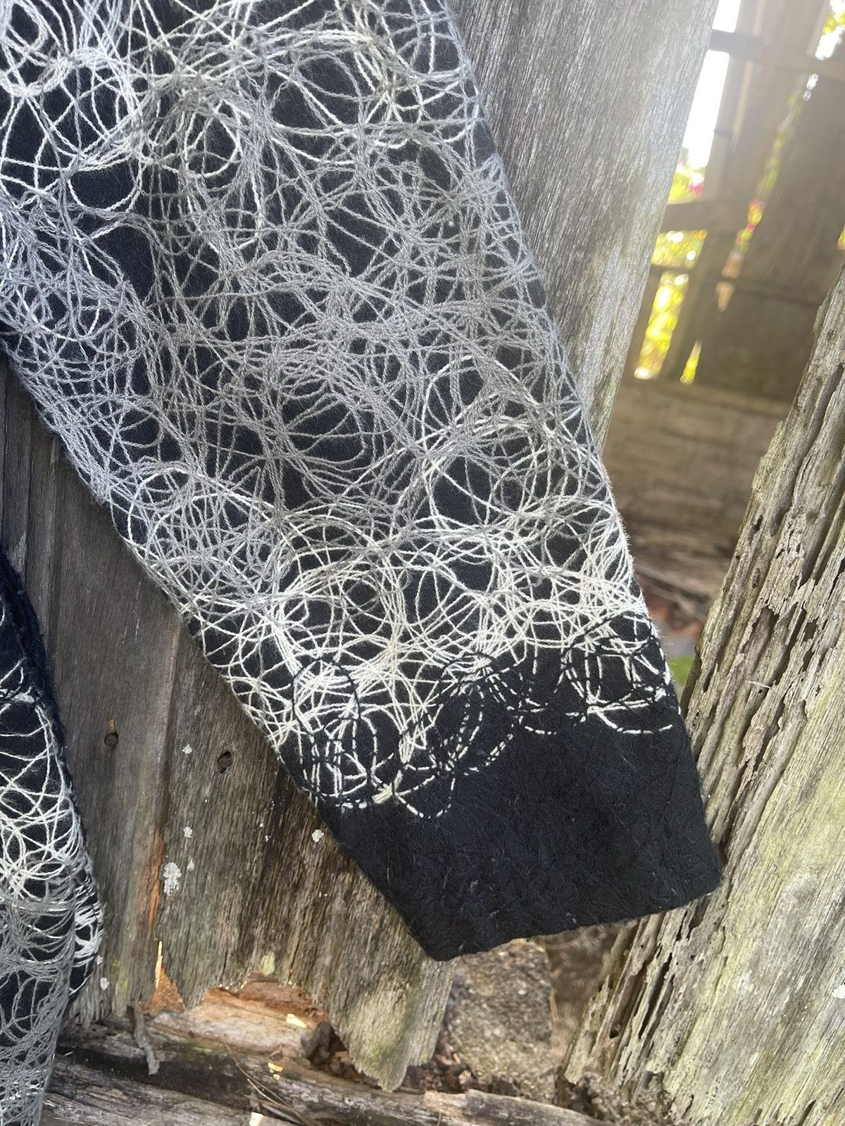 Other Avant-Garde Korean Art Coat Chaotic Thread Embroidery Size M / US 6-8 / IT 42-44 - 16 Thumbnail