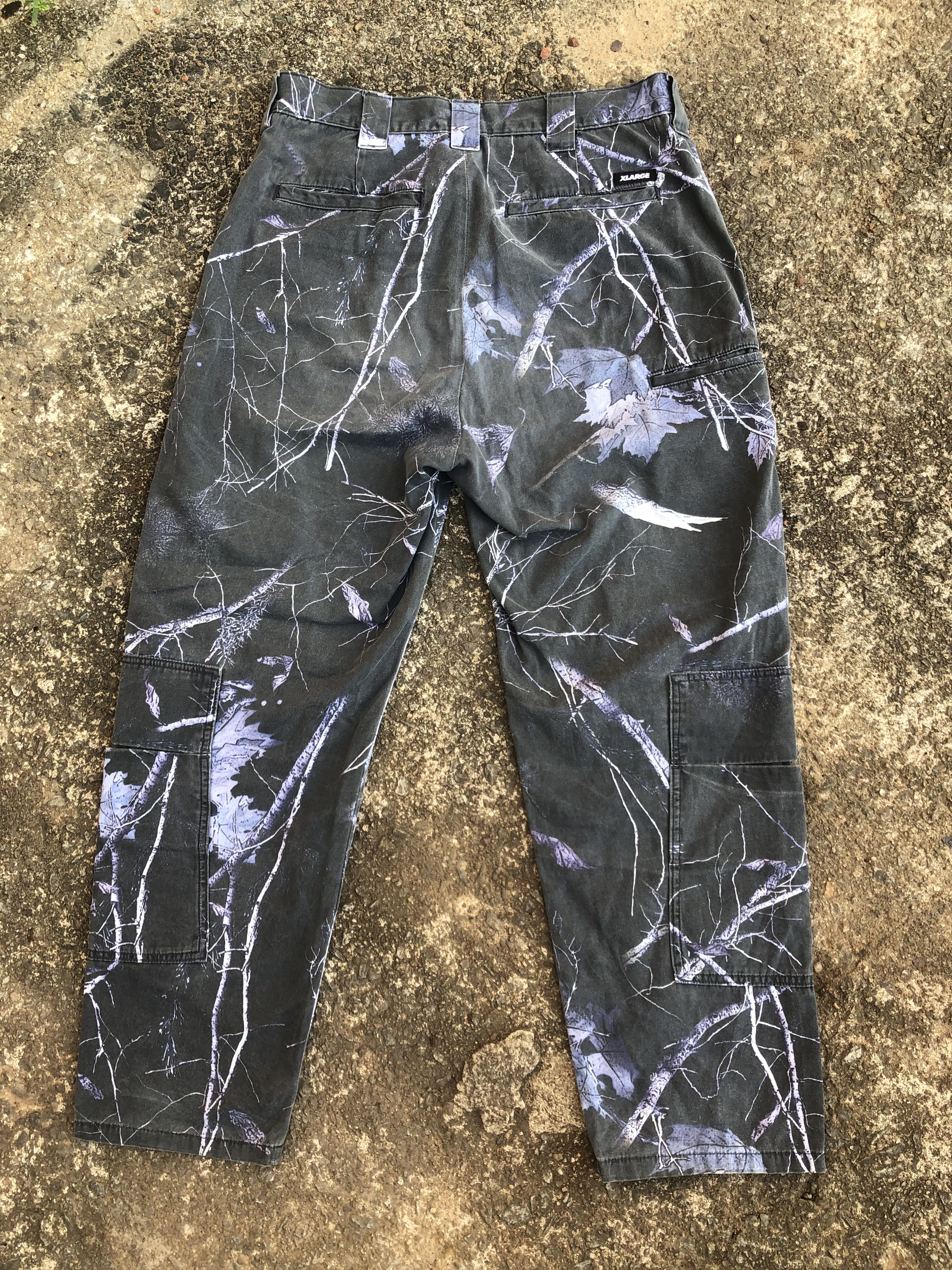 X-LARGE 🔥Vintage X-LARGE Real Tree Design Cargo Camouflage Pants Size US 32 / EU 48 - 4 Thumbnail