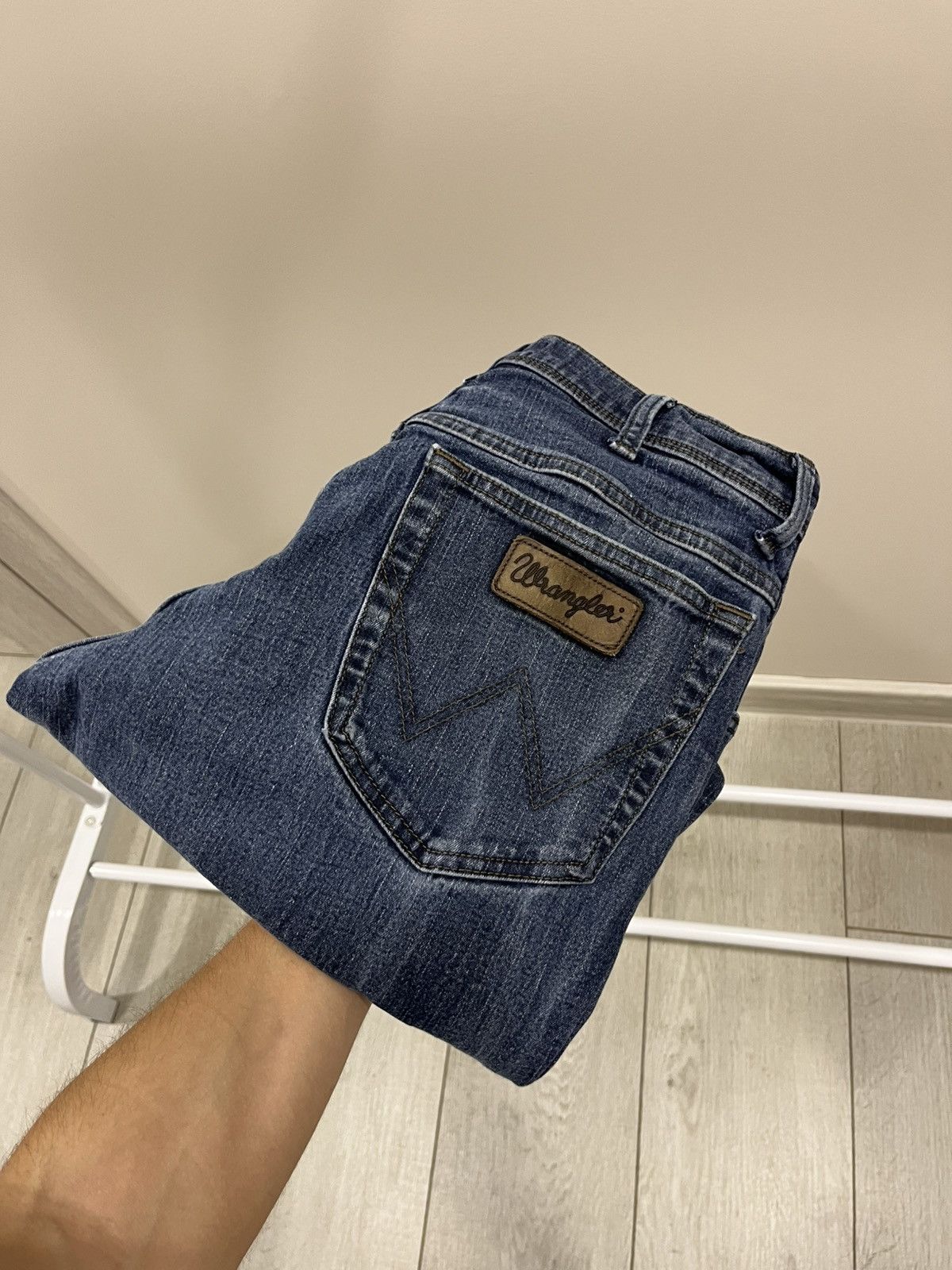 Unsound Rags Vintage 90s Washed Wrangler Texas Jeans Y2K Streetwear Size US 36 / EU 52 - 1 Thumbnail