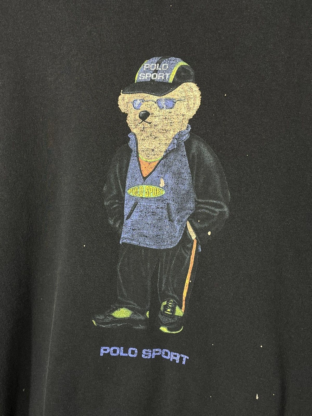 Polo Ralph Lauren × RRL Ralph Lauren × Vintage T-Shirt Polo Sport Bear OG Vintage Size US XL / EU 56 / 4 - 4 Thumbnail