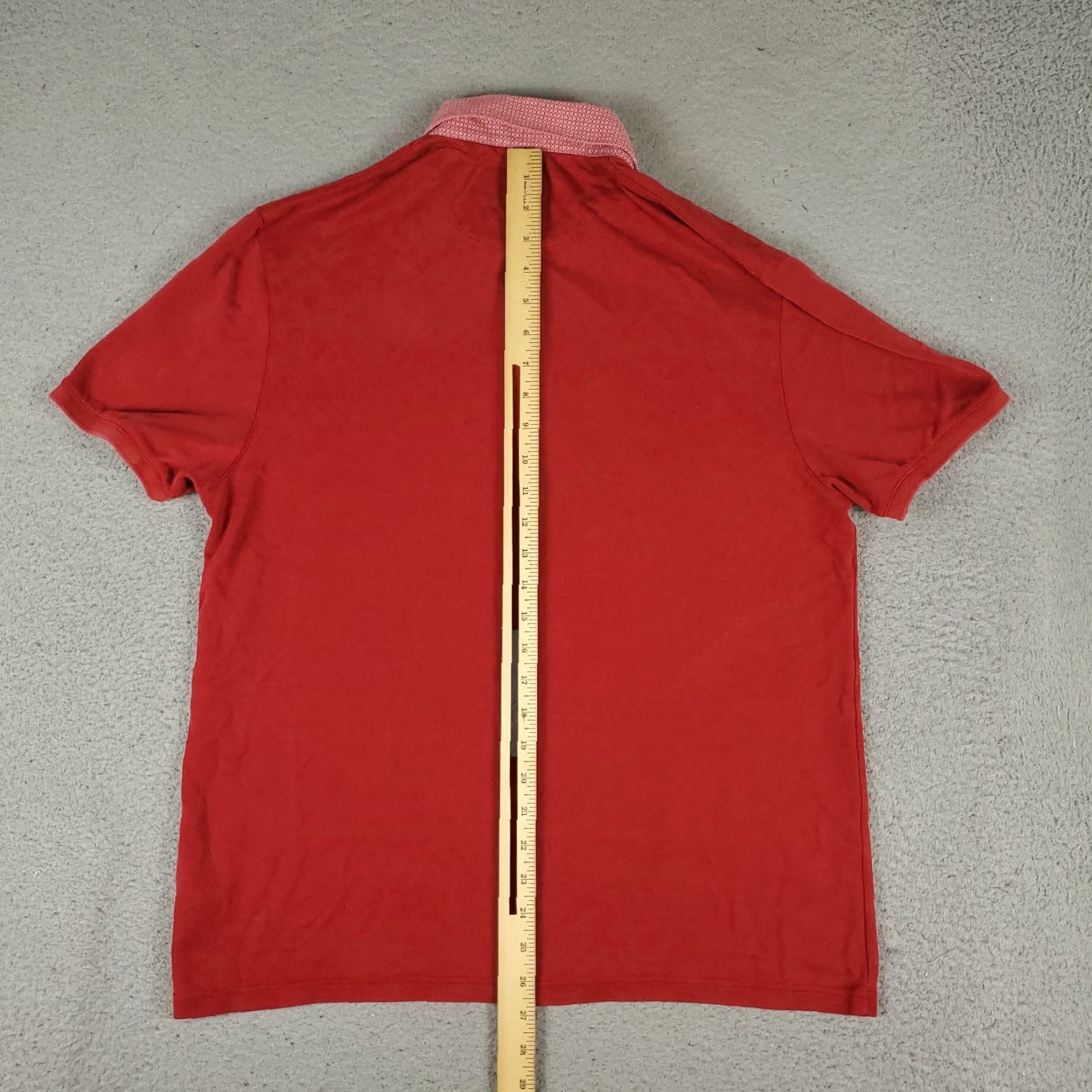 Ted Baker VINTAGE Ted Baker London Polo Shirt Men Size 5 Red Short Sleeve Casual All Seasons Size US S / EU 44-46 / 1 - 7 Thumbnail