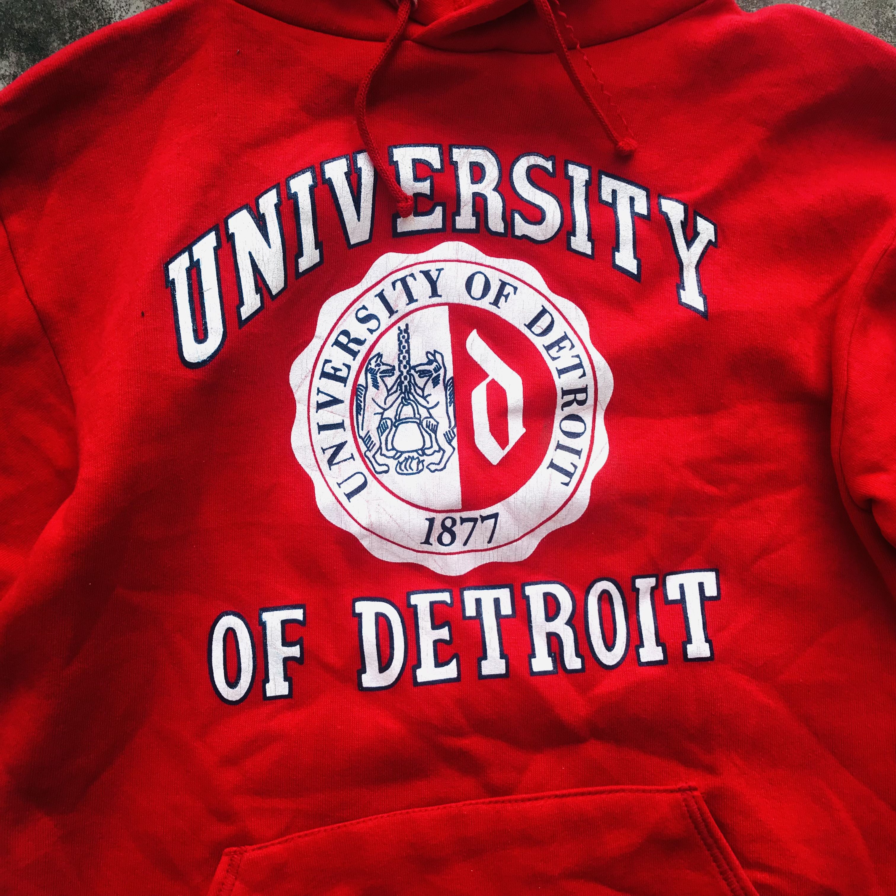 Vintage Vintage Detroit Varsity Hoodie Size US M / EU 48-50 / 2 - 3 Thumbnail