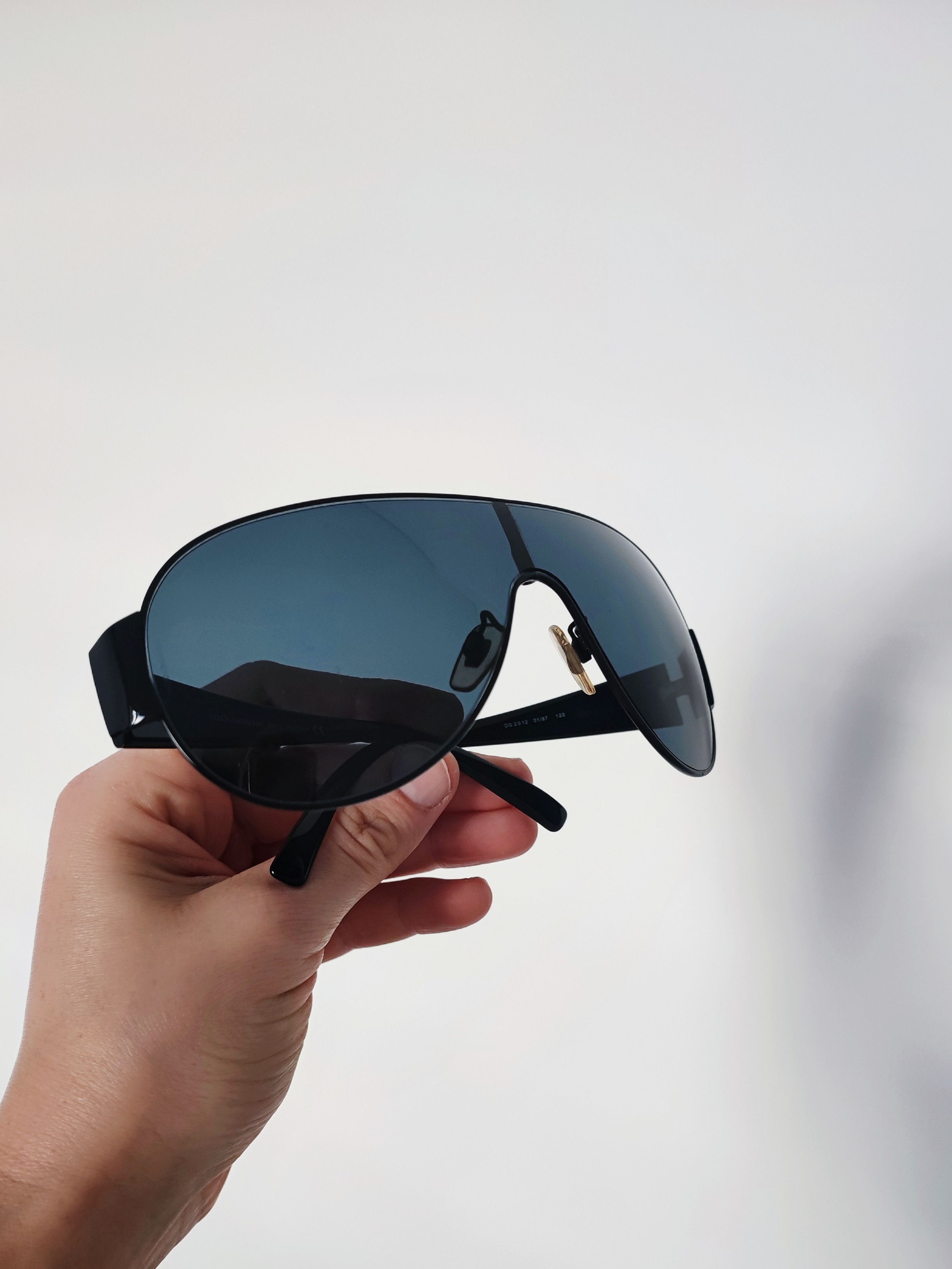 Dolce & Gabbana Dolce & Gabbana DG2012 Vintage Shield Sunglasses - Y2K Size ONE SIZE - 1 Thumbnail