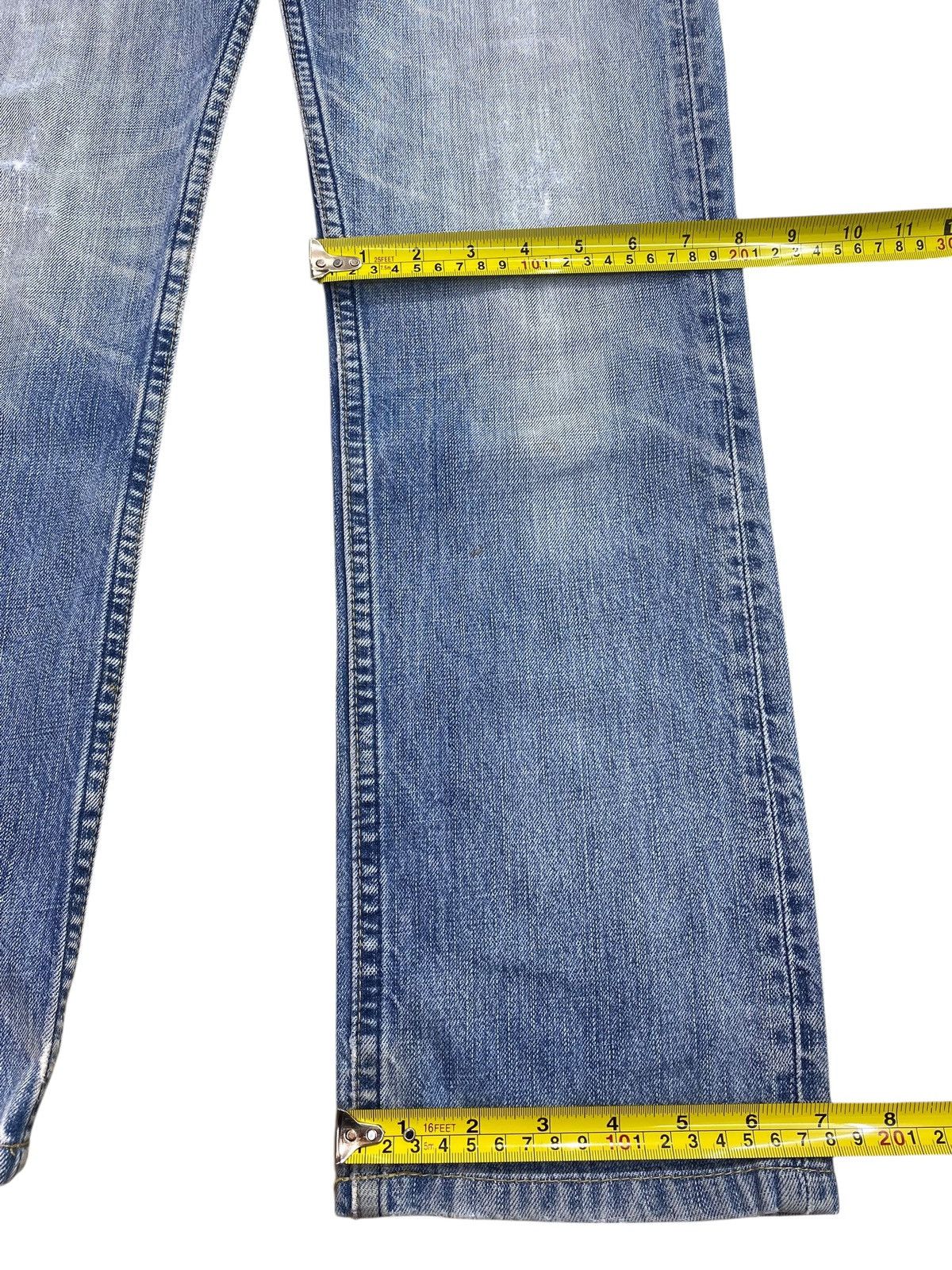 Levi's Vintage Levi’s Whiskers Faded Wash Style Straight Cut Jeans Size US 29 - 8 Thumbnail